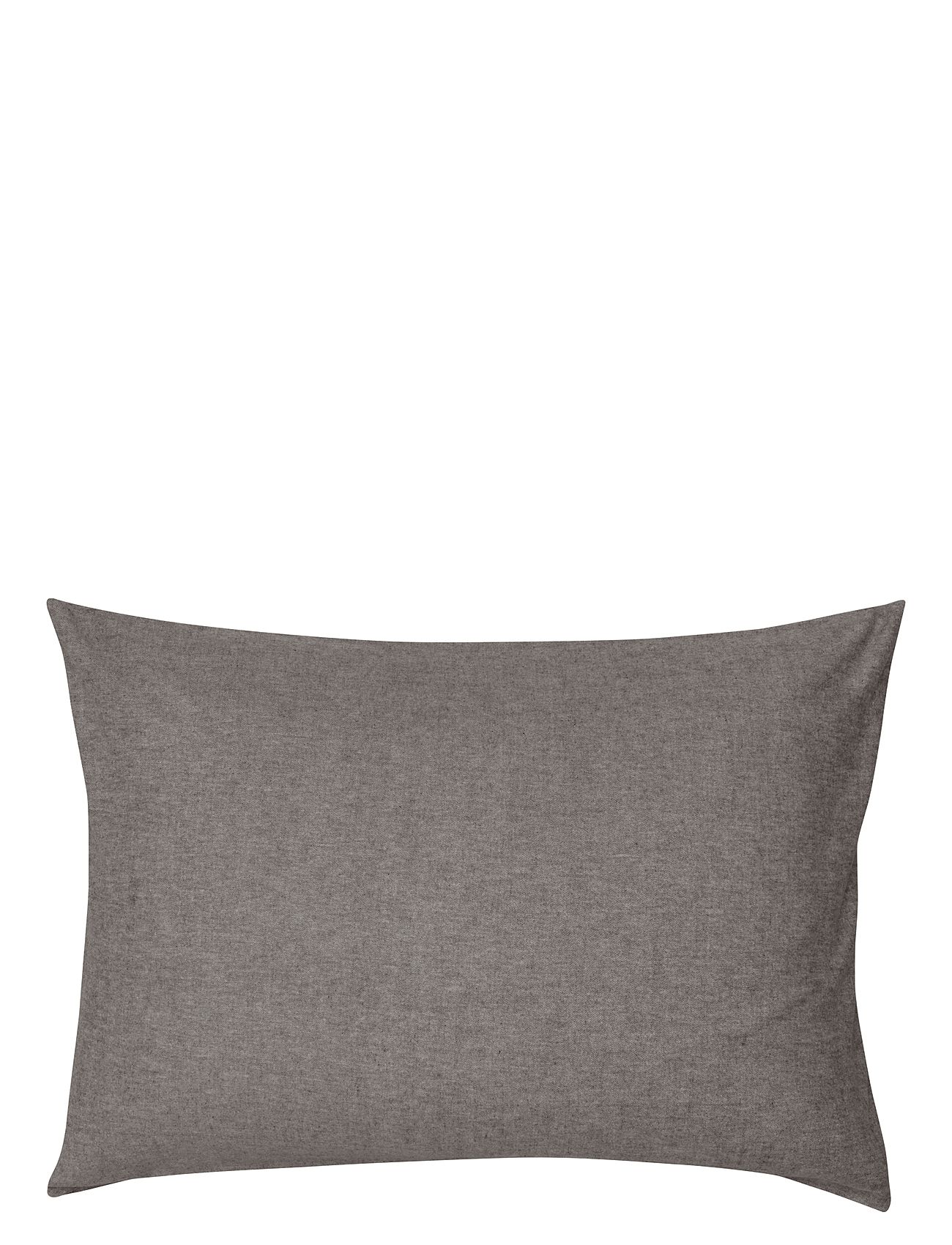 Casper Yarndyed Flannel Pillow Case Home Textiles Bedtextiles Pillow Cases Grey Høie Of Scandinavia