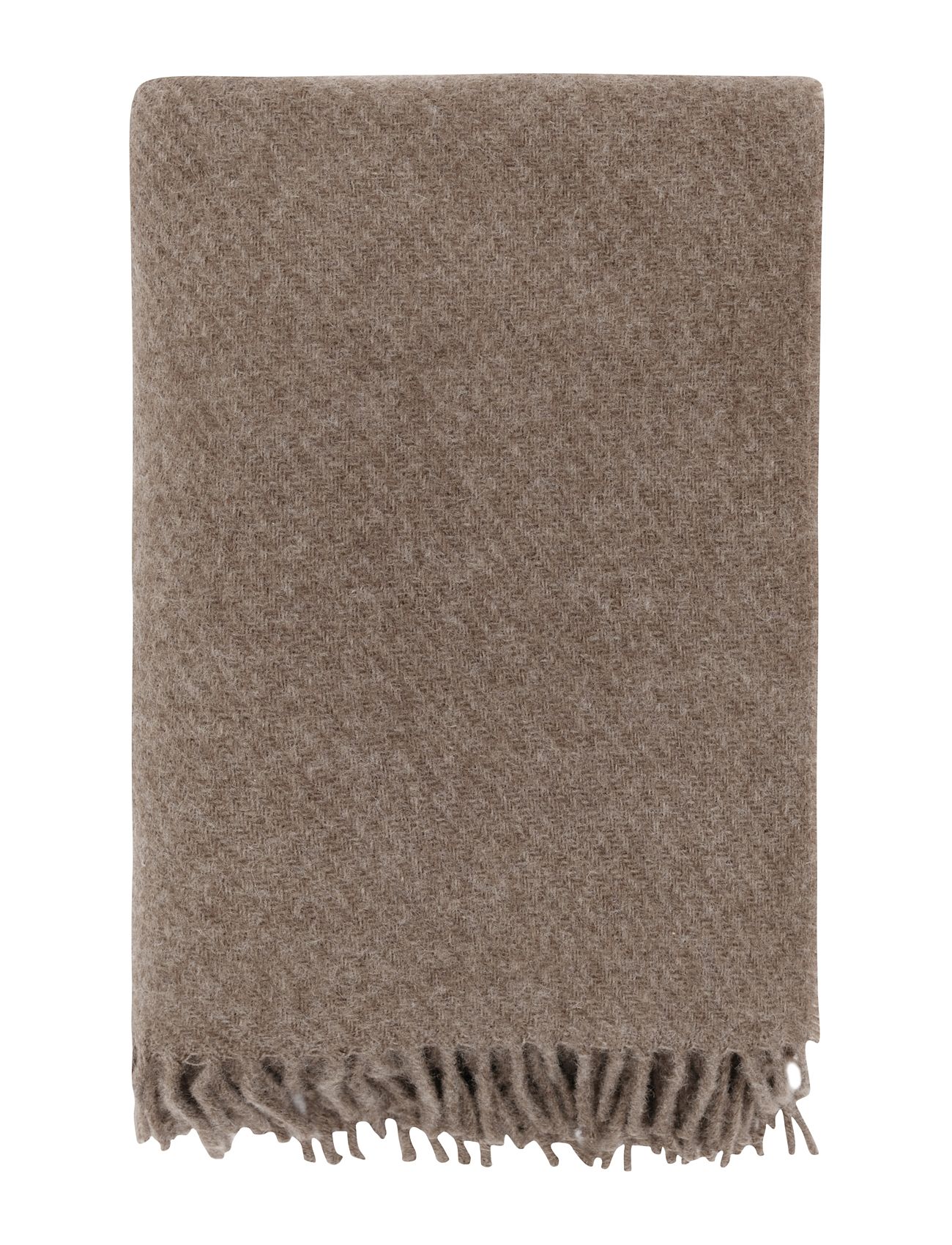 Falketind Wool Blanket Brown Høie Of Scandinavia