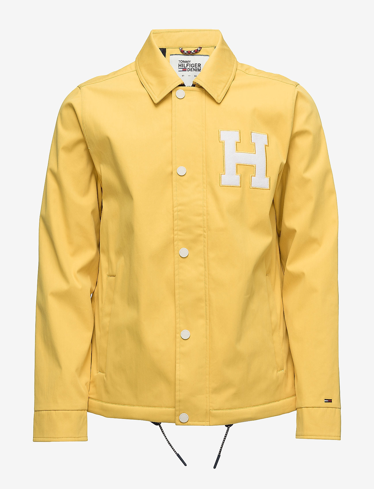 tommy jeans yellow coat