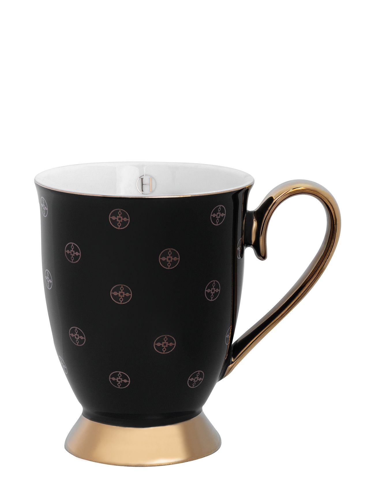 Mug - Anima Gemella Nero Home Tableware Cups & Mugs Coffee Cups Black Hilke Collection