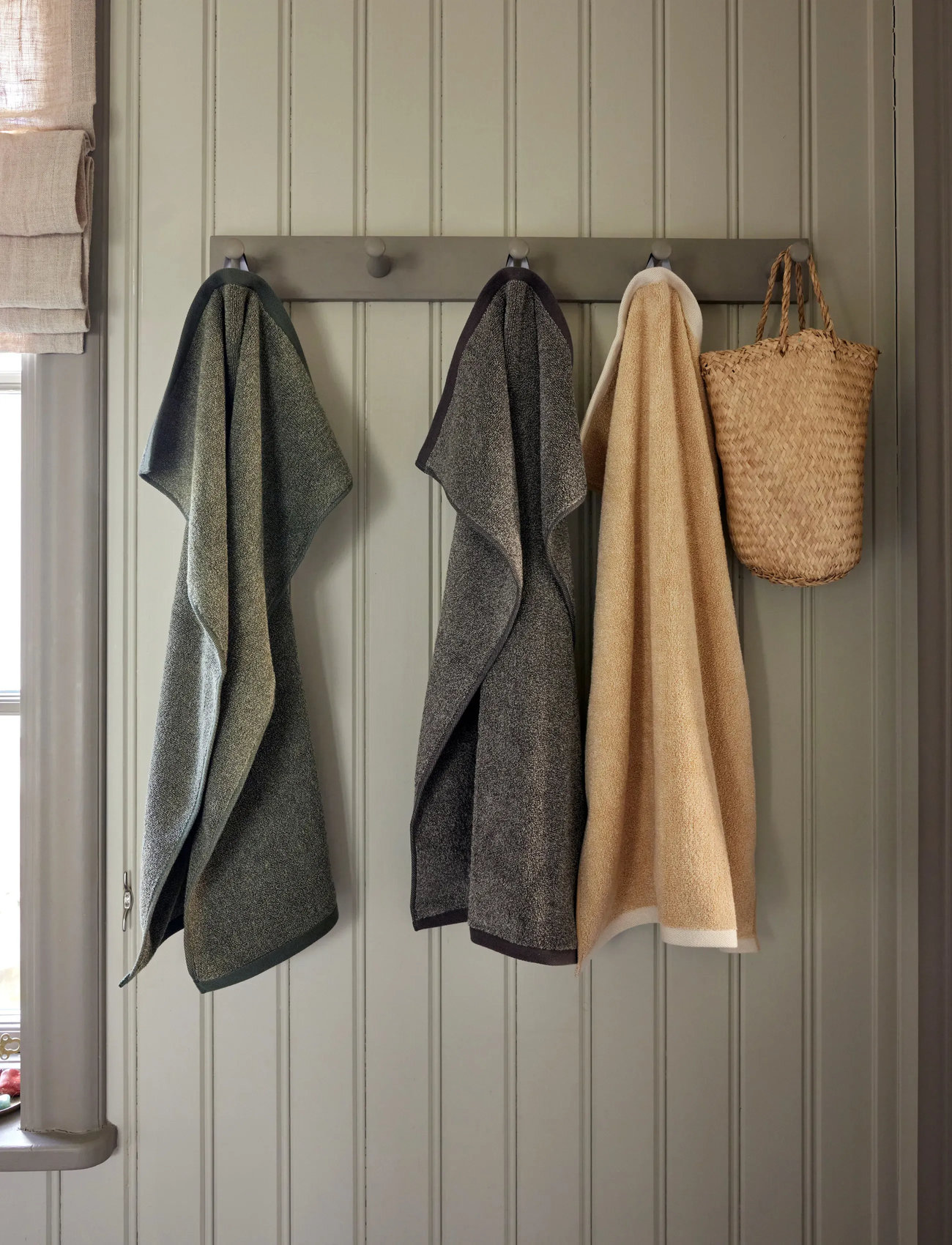 Himla Maurice Towel, 50X70 cm, Beige, Håndklæder & Badehåndklæder > Badehåndklæder, Unisex