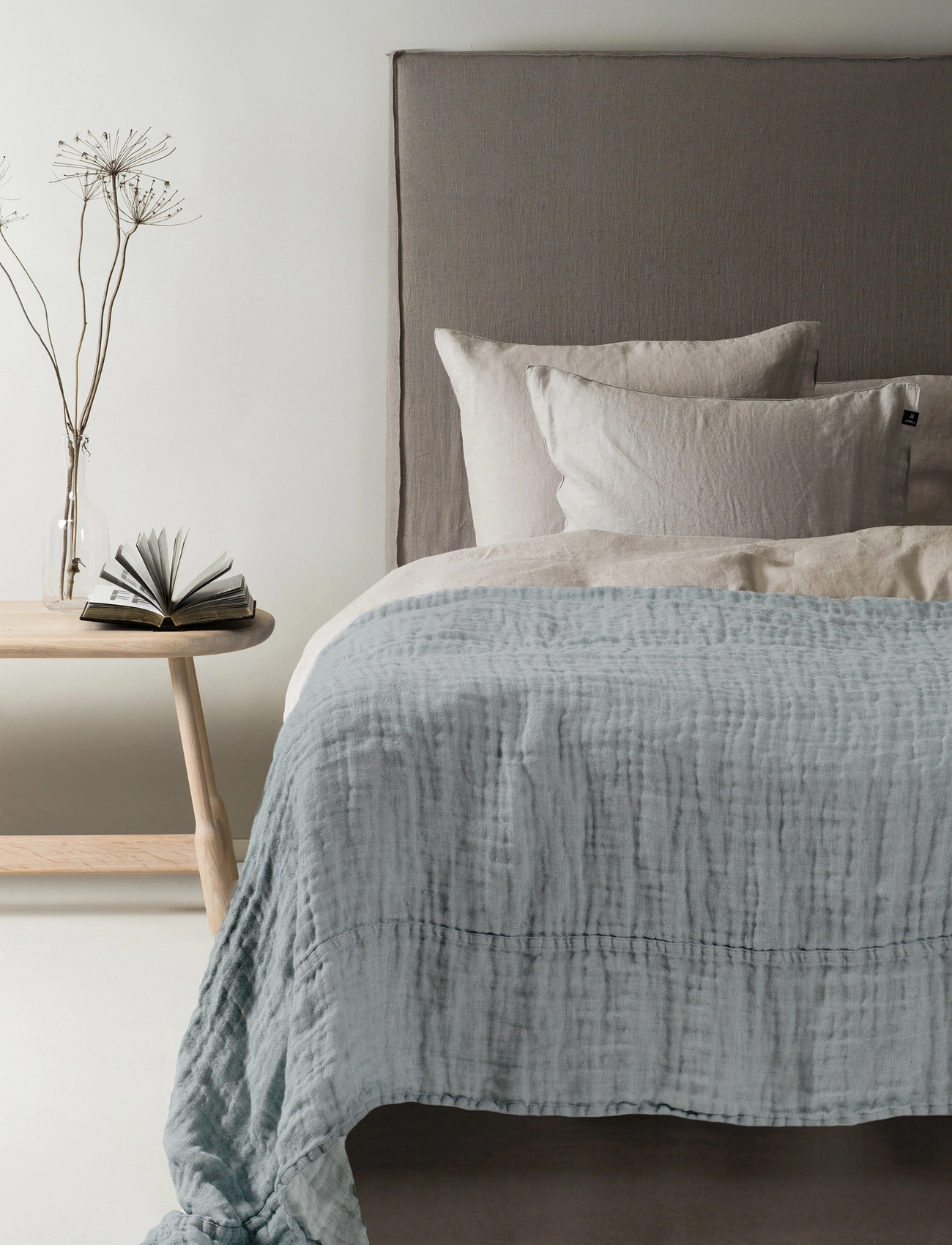 Himla Hannelin Bedspread, 160X260 cm, Grey, Sengetekstiler > Sengetæppe, Unisex