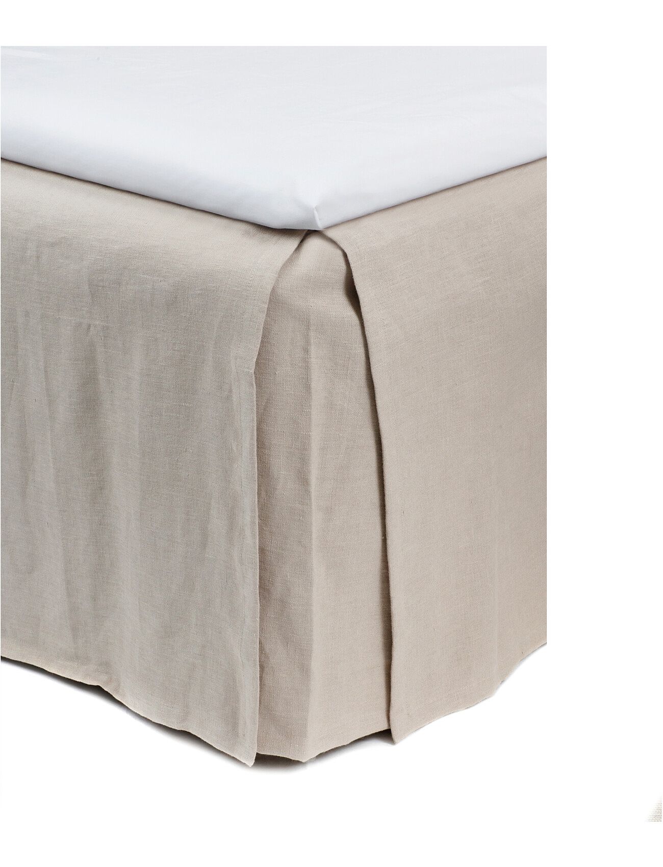 Miramar Bed Skirt Home Textiles Bedtextiles Bed Skirt Beige Himla