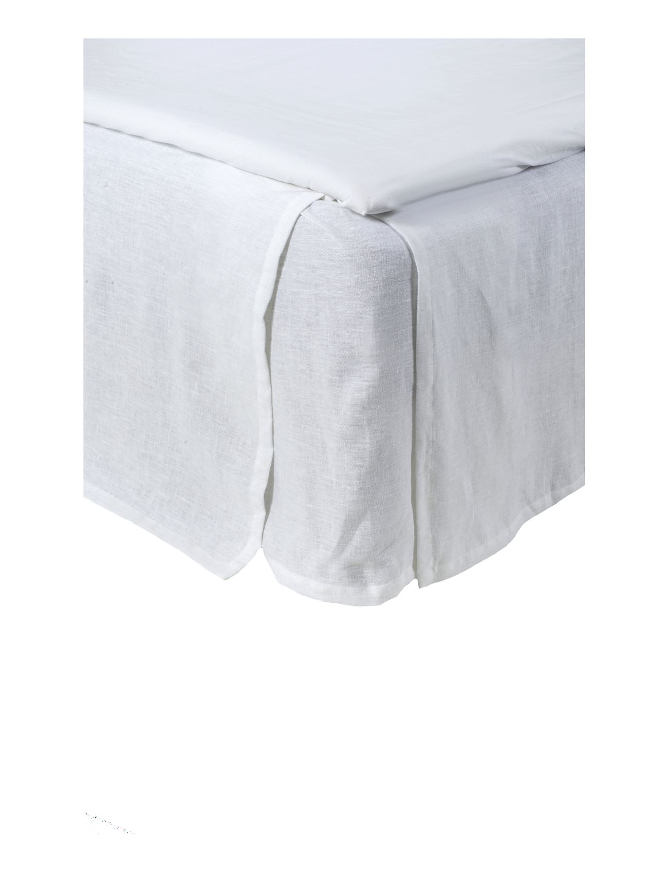 Miramar Bed Skirt Home Textiles Bedtextiles Bed Skirt White Himla
