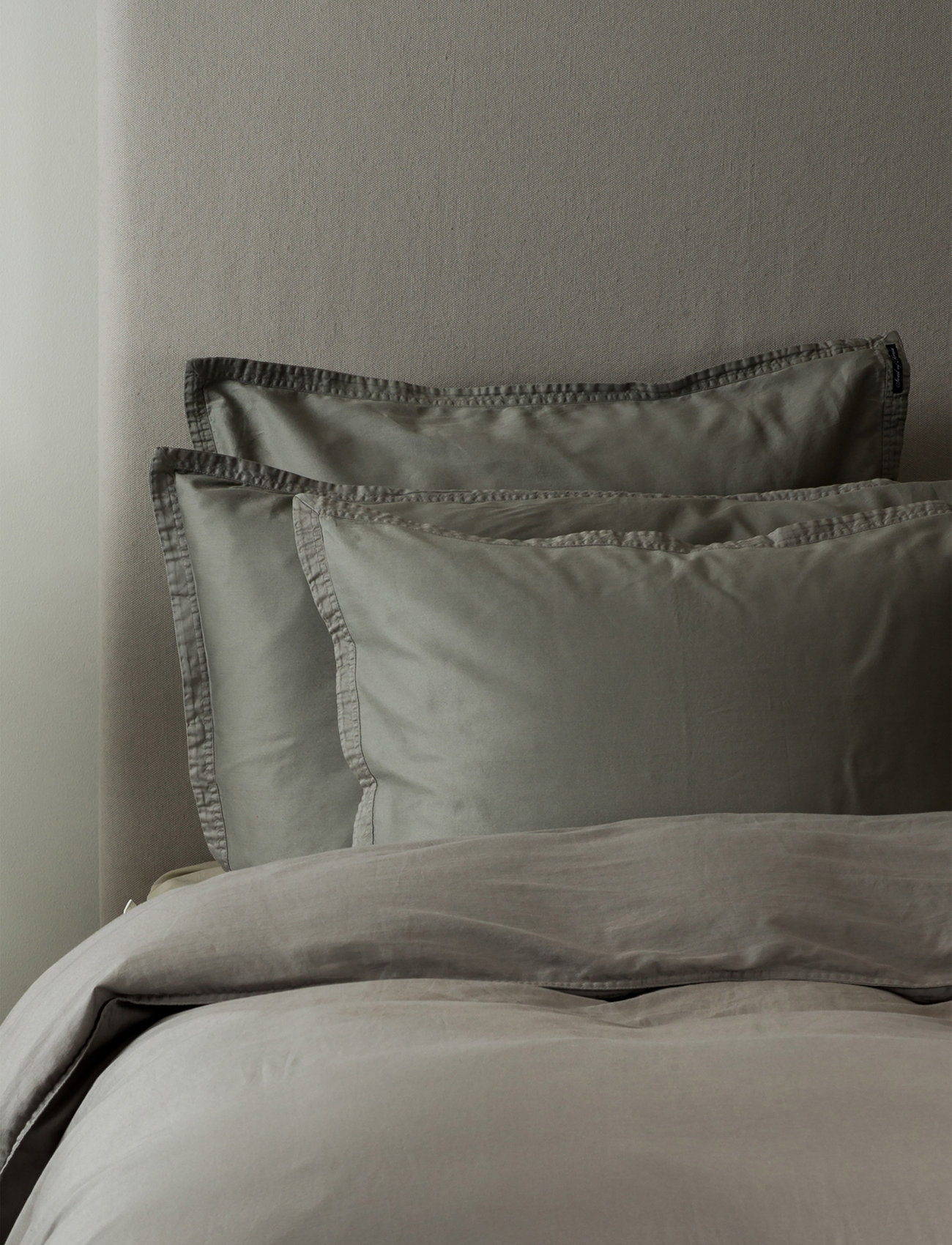 Himla Soul Pillowcase, 63X63 cm, Grey, Sengetekstiler > Pudebetræk, Unisex