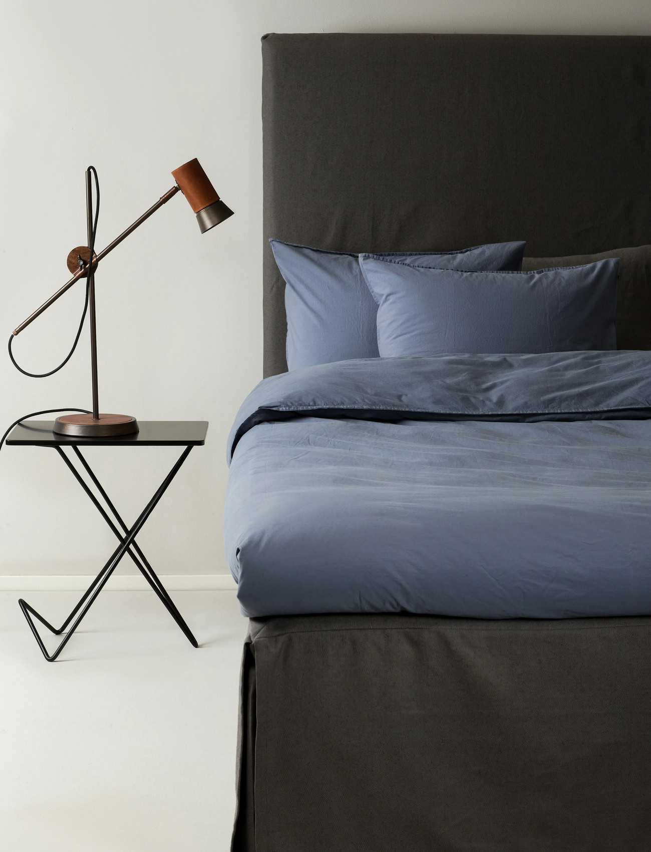 Himla Hope Plain Duvet Cover, 140X220 cm, Blue, Sengetekstiler > Dynebetræk, Unisex