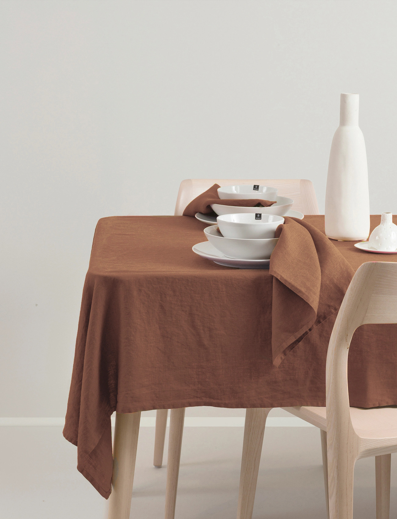 Himla Sunshine Tablecloth, 145X250 cm, Brown, Køkkentekstiler > Duge Og Bordløbere, Unisex