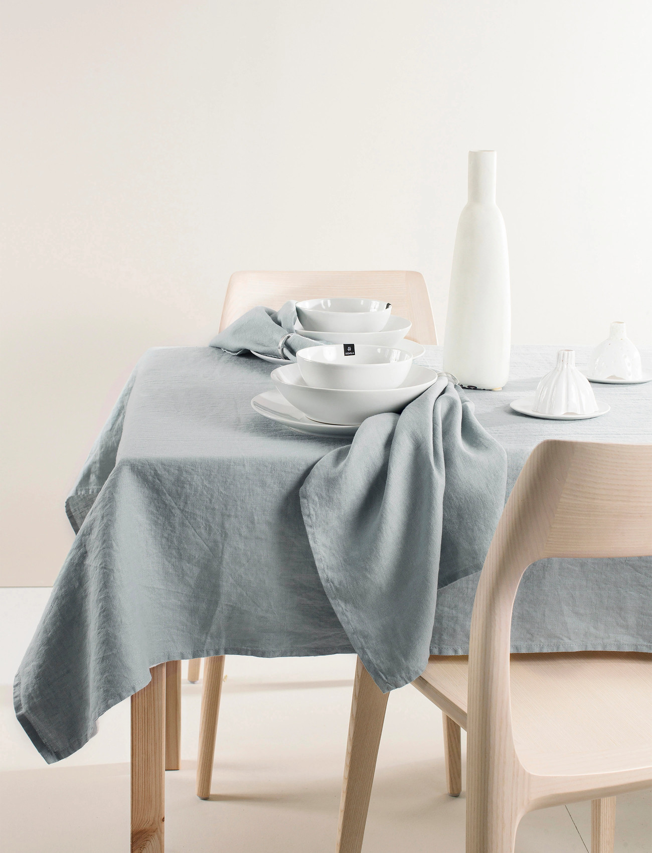 Himla Sunshine Tablecloth, 145X250 cm, Grey, Køkkentekstiler > Duge Og Bordløbere, Unisex