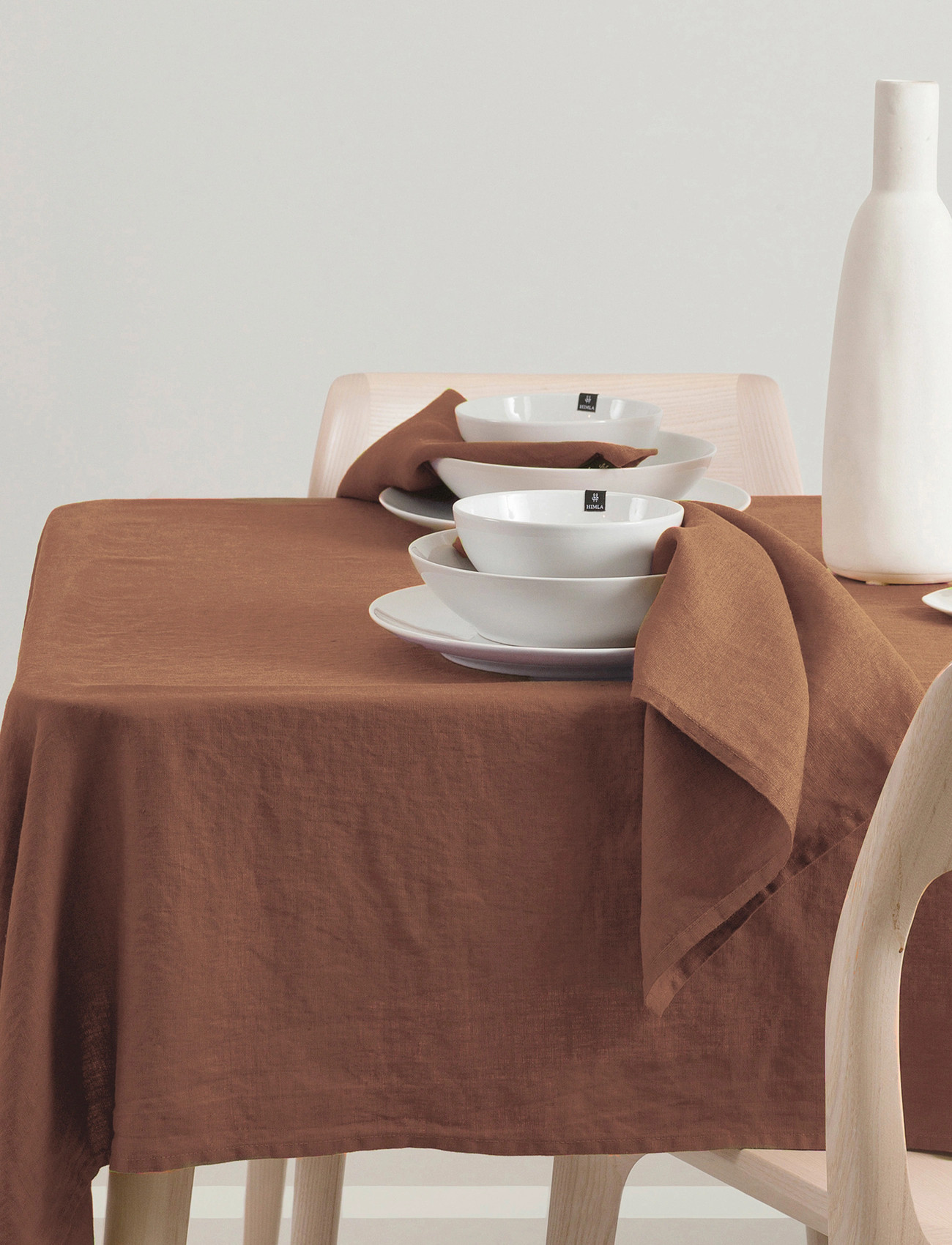 Himla Sunshine Napkin 4-Pack, 45X45 cm, Brown, Servietter > Stofservietter, Unisex