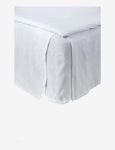Miramar Bed Skirt - bedrokken - white