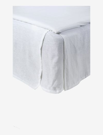 Miramar Bed Skirt - narzuty - white