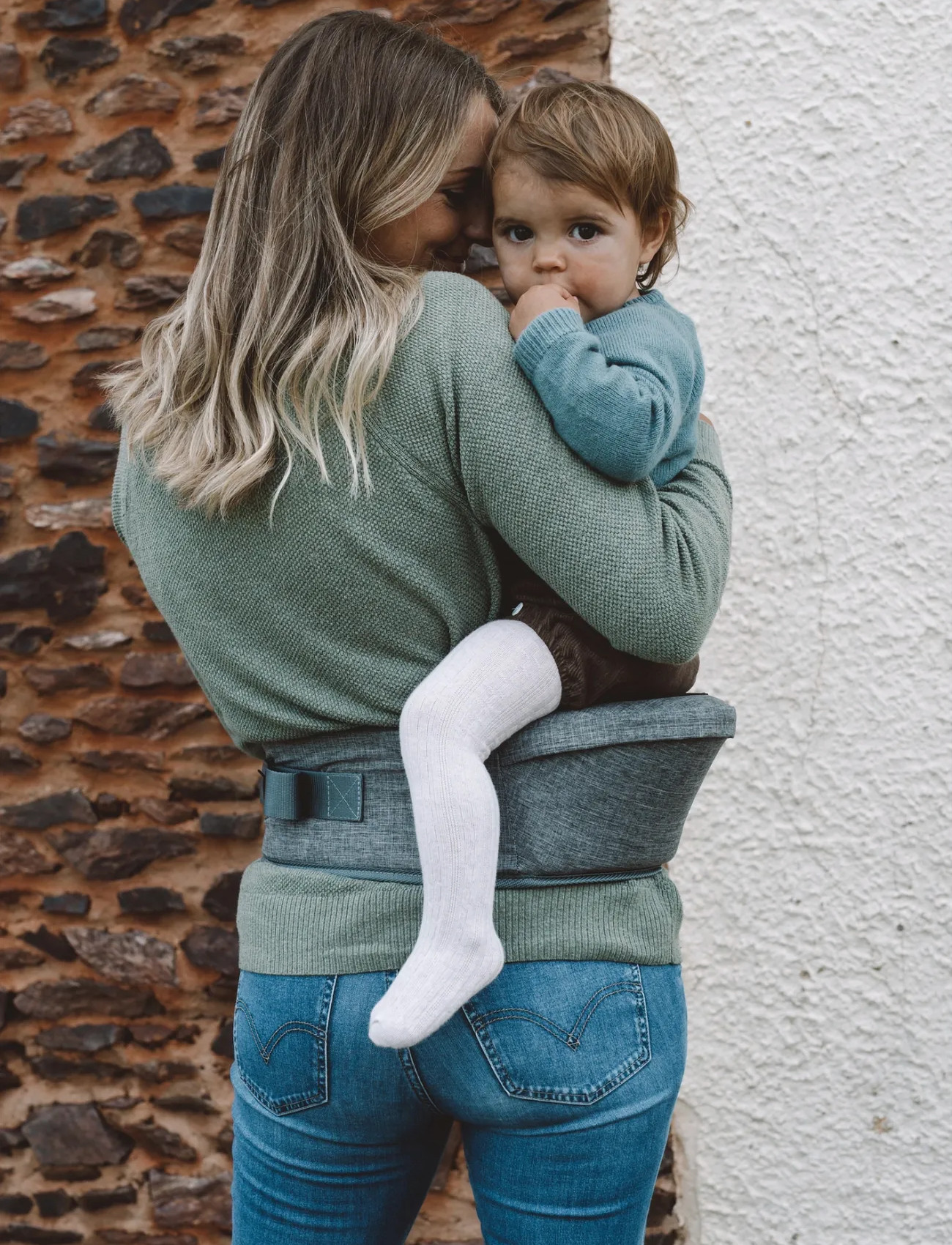 Hippychick Hippychick Hipseat "Denim Grey", One Size, Grey, Baby Og Graviditet > Baby Carriers & Baby Wraps, Børn