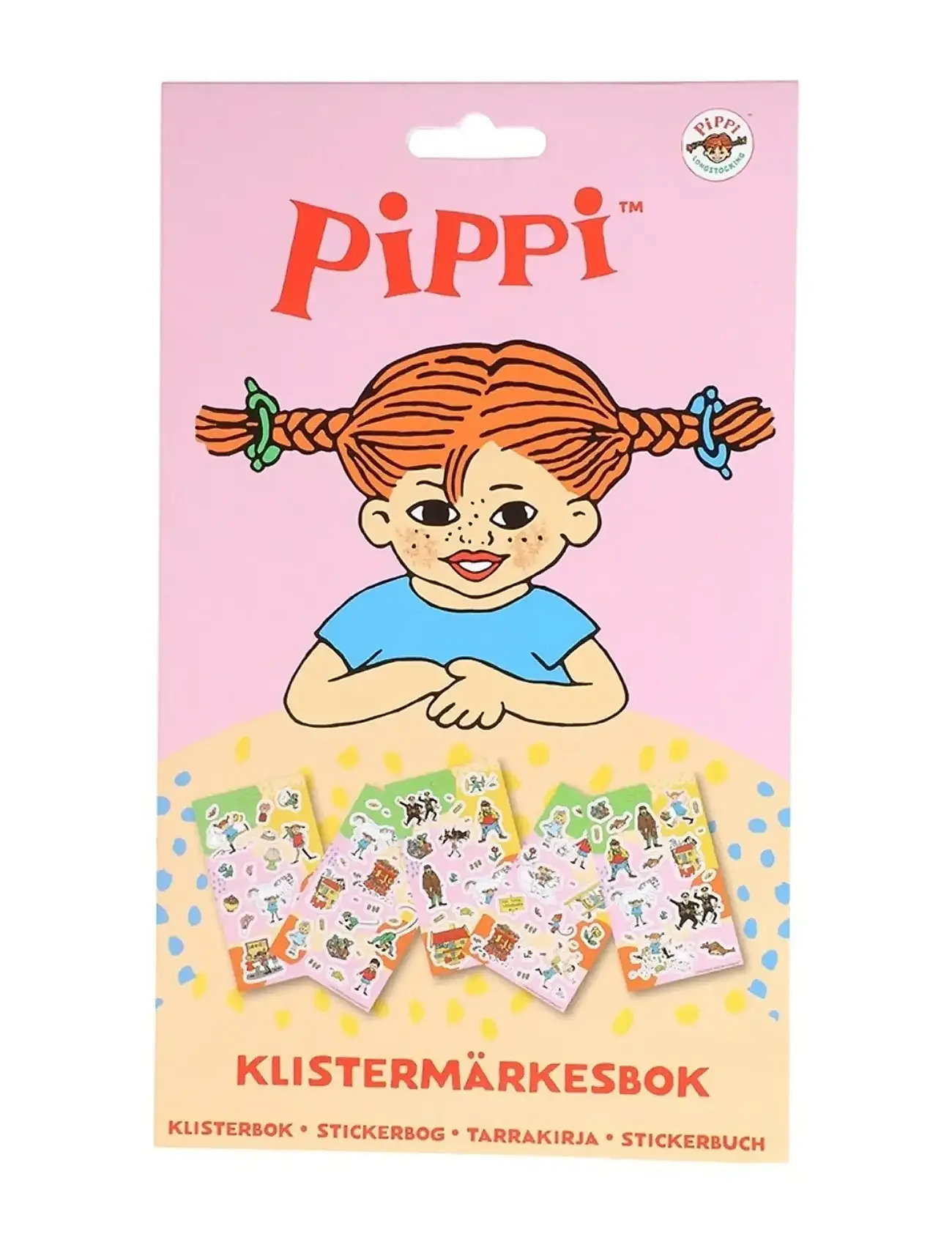 Joker Pippi Sticker Book, One Size, Pink, Håndværk > Klistermærker, Børn