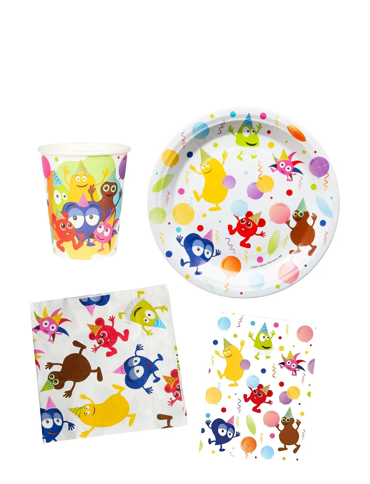 Babblarna Babblarna Party Pack Small, One Size, Multi/patterned, Legetøj > Children's Birthday, Børn