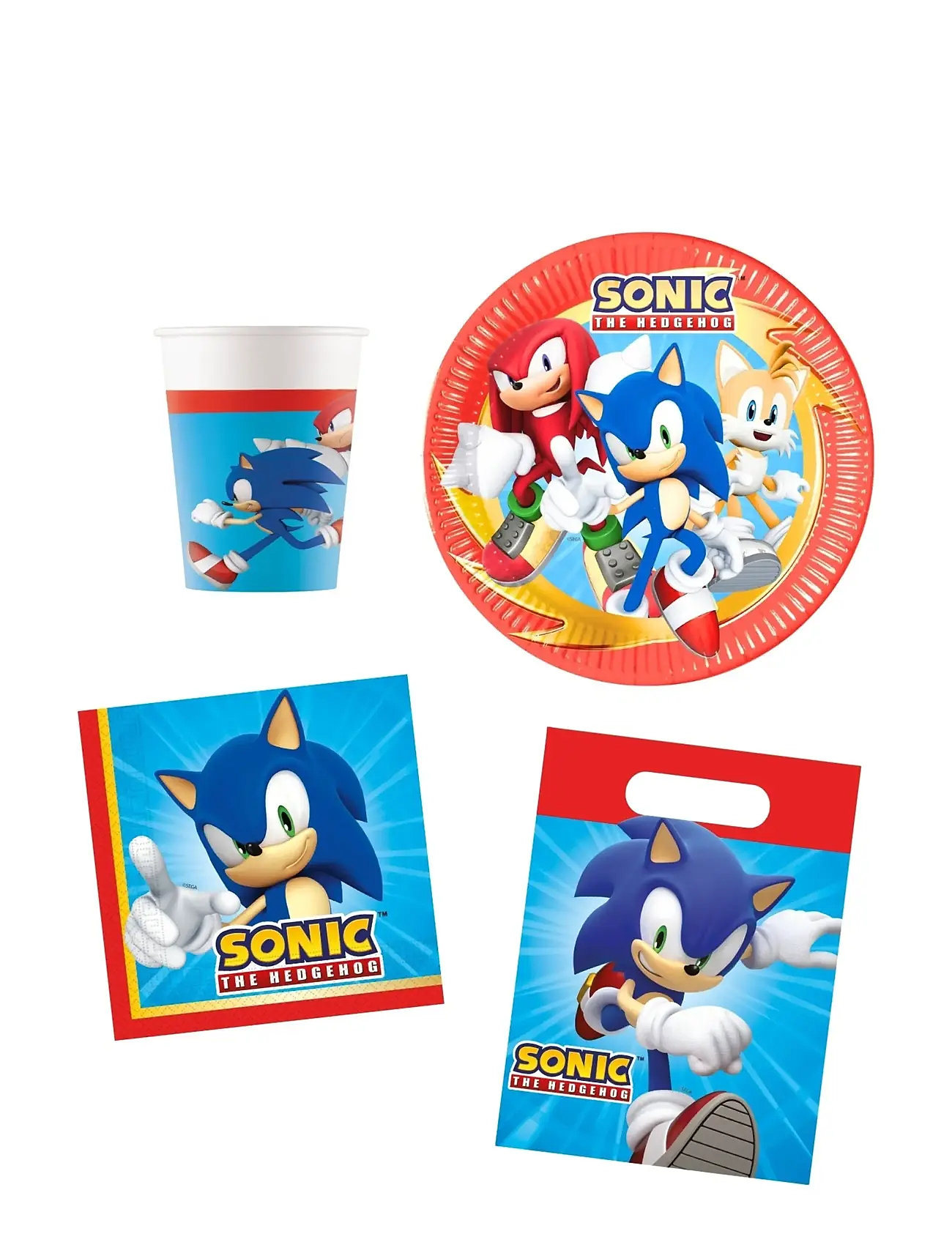 Sonic Sonic Party Pack, One Size, Blue, Legetøj > Children's Birthday, Børn