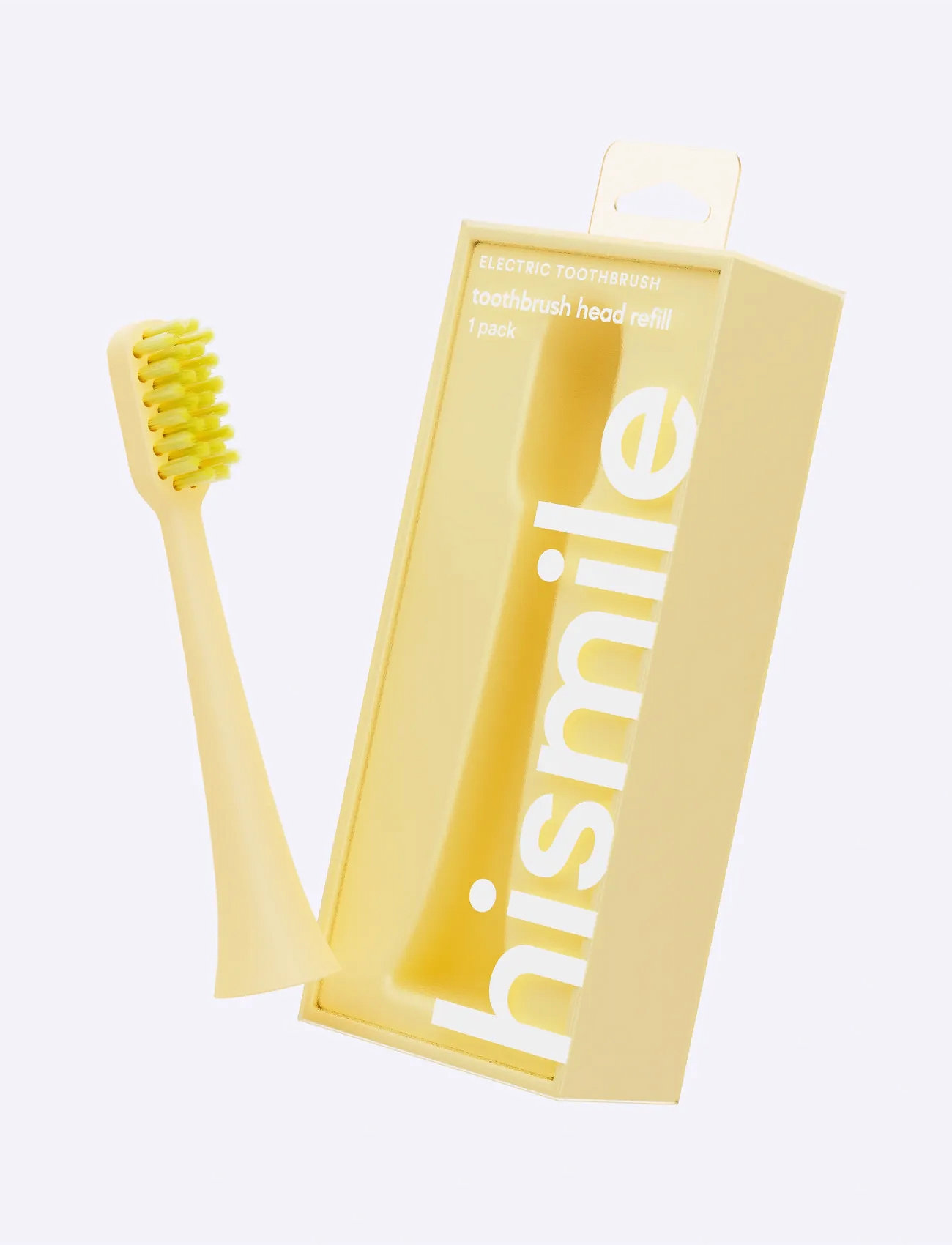 Hismile Toothbrush Head Refill - 1 P, 1 PCS, Yellow, Mundhygiejne > Tandbørster, Dame