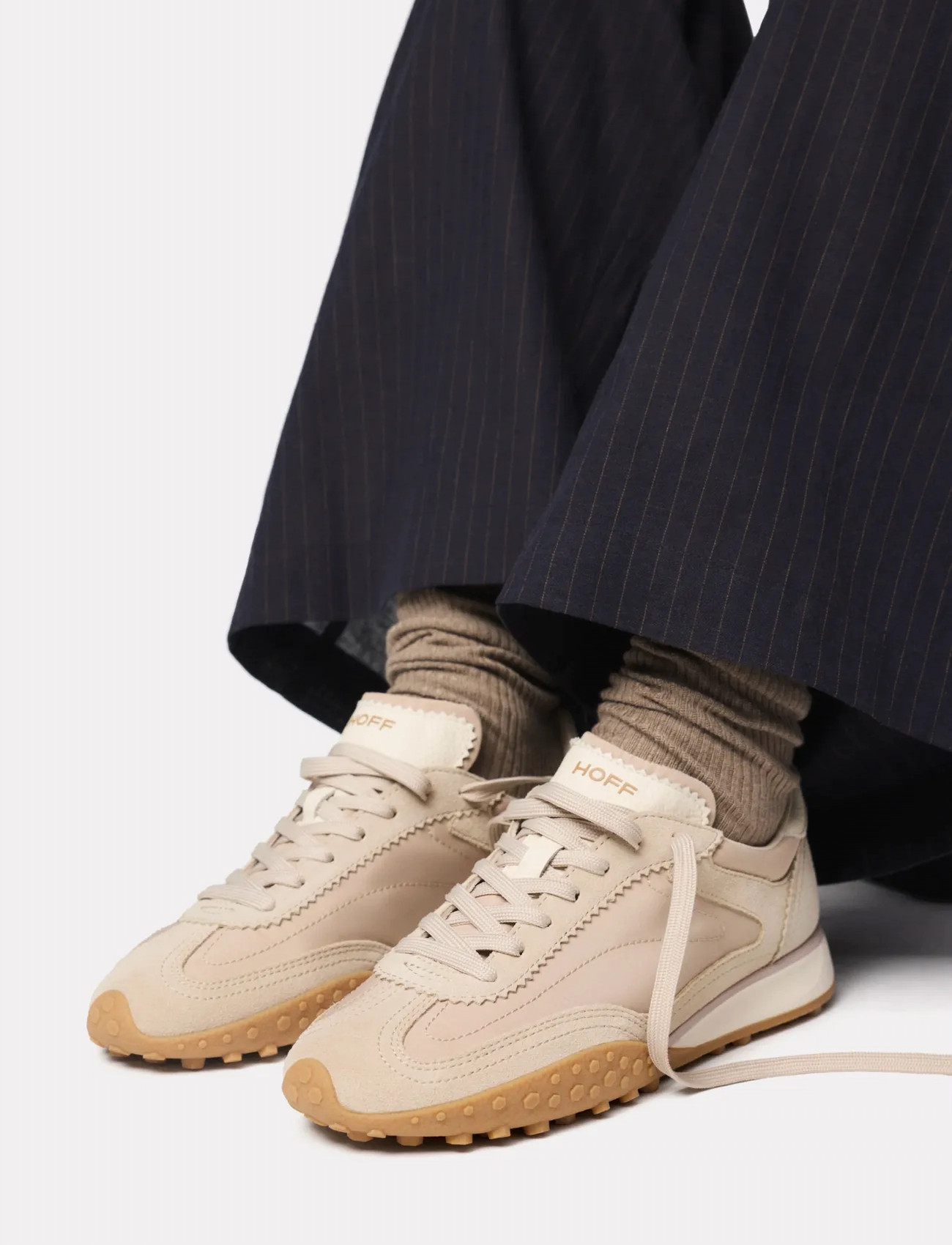 Hoff Bridge Mkii, 41, Beige, Sneakers > Sneakers Med Lav Top, Dame