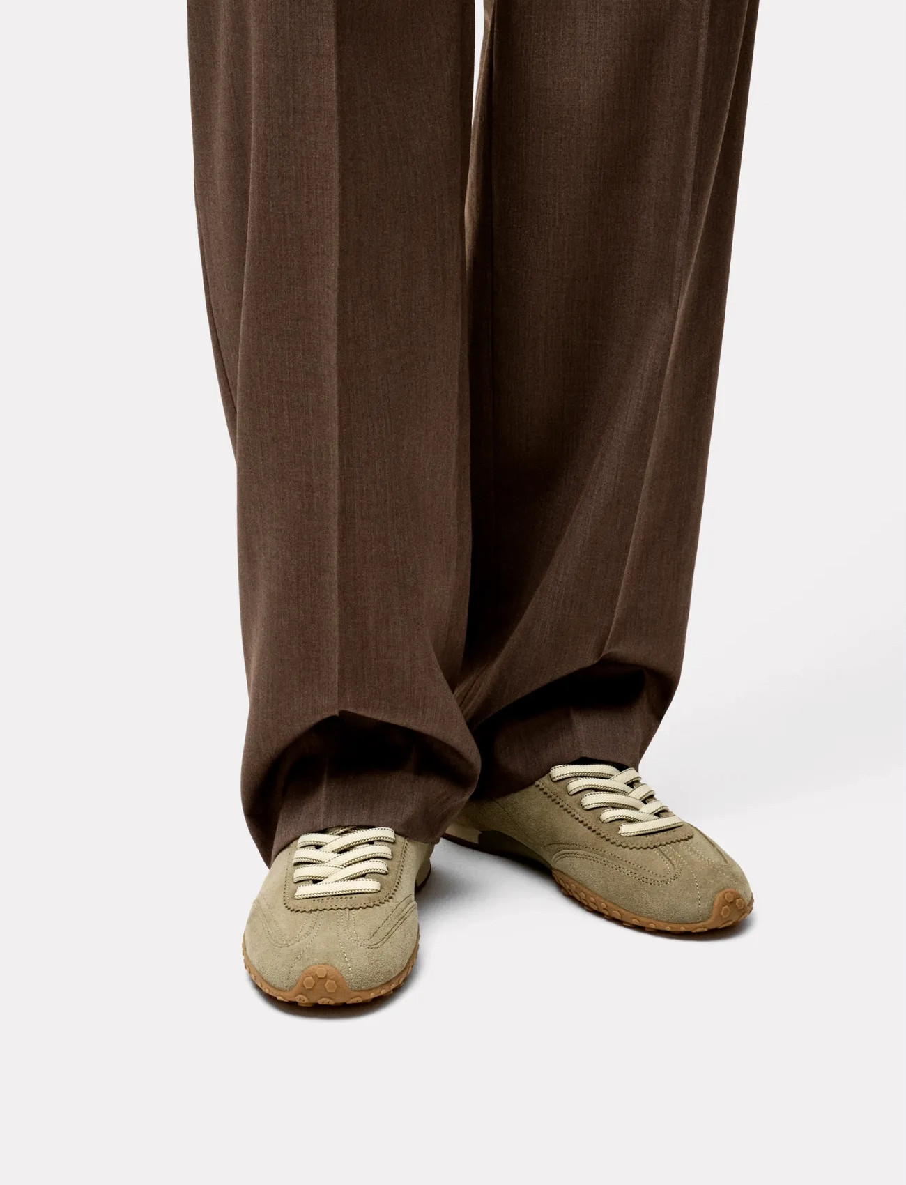 Hoff Bridge Fl, 41, Khaki green, Sneakers > Sneakers Med Lav Top, Dame