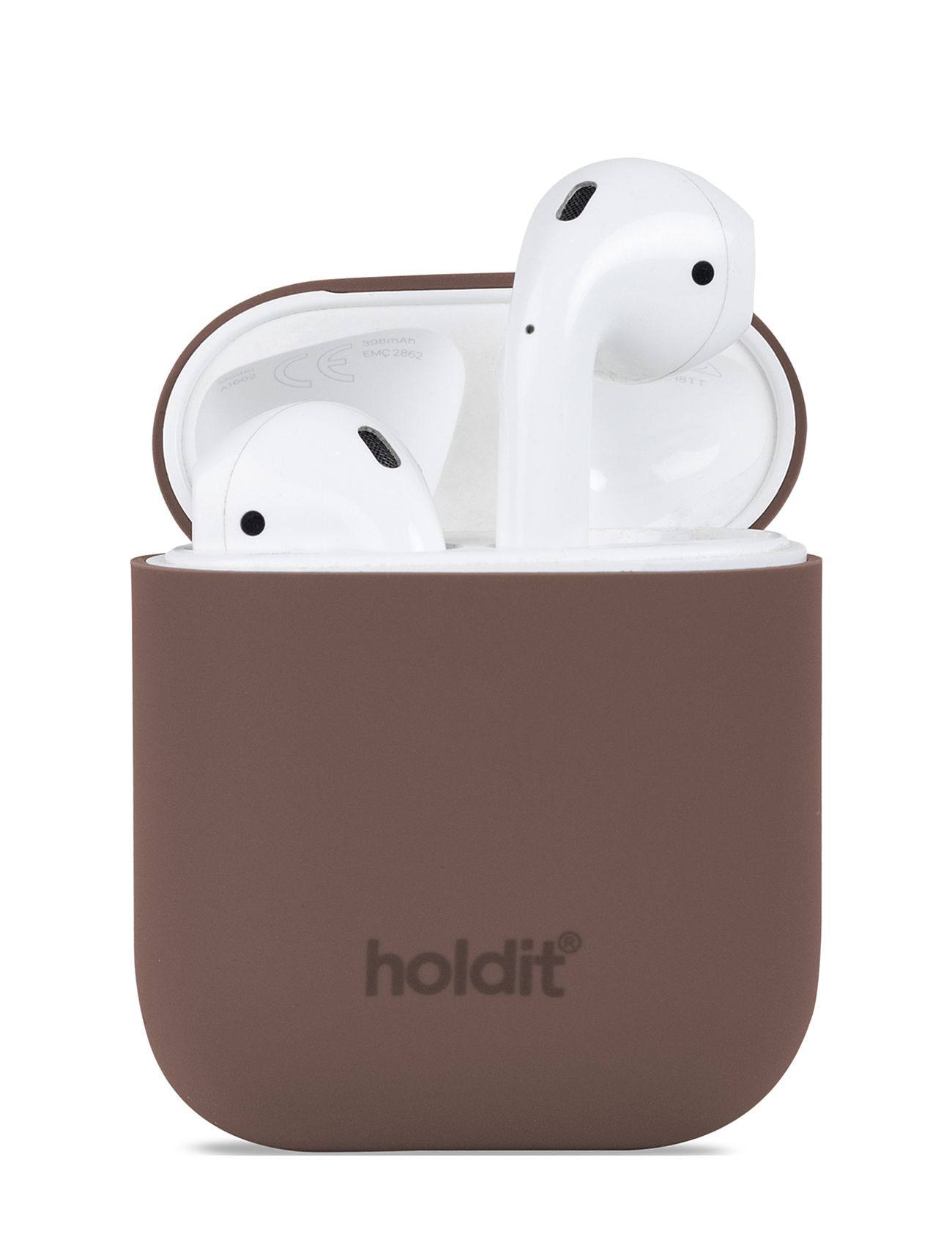 Silic Case Airpods 1&2 Mobilaccessoarer-covers Airpods Cases Brown Holdit
