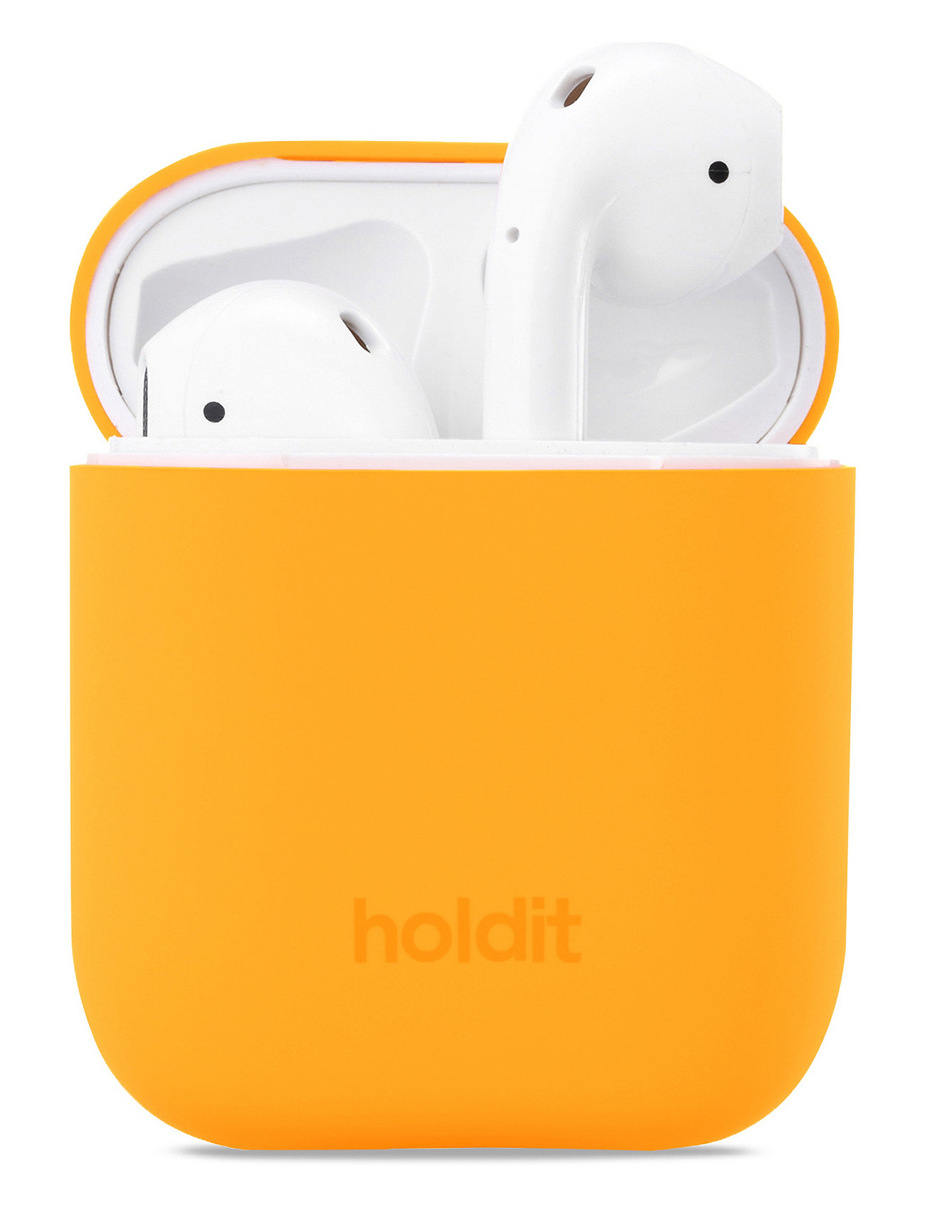 Silic Case Airpods 1&2 Mobilaccessoarer-covers Airpods Cases Orange Holdit