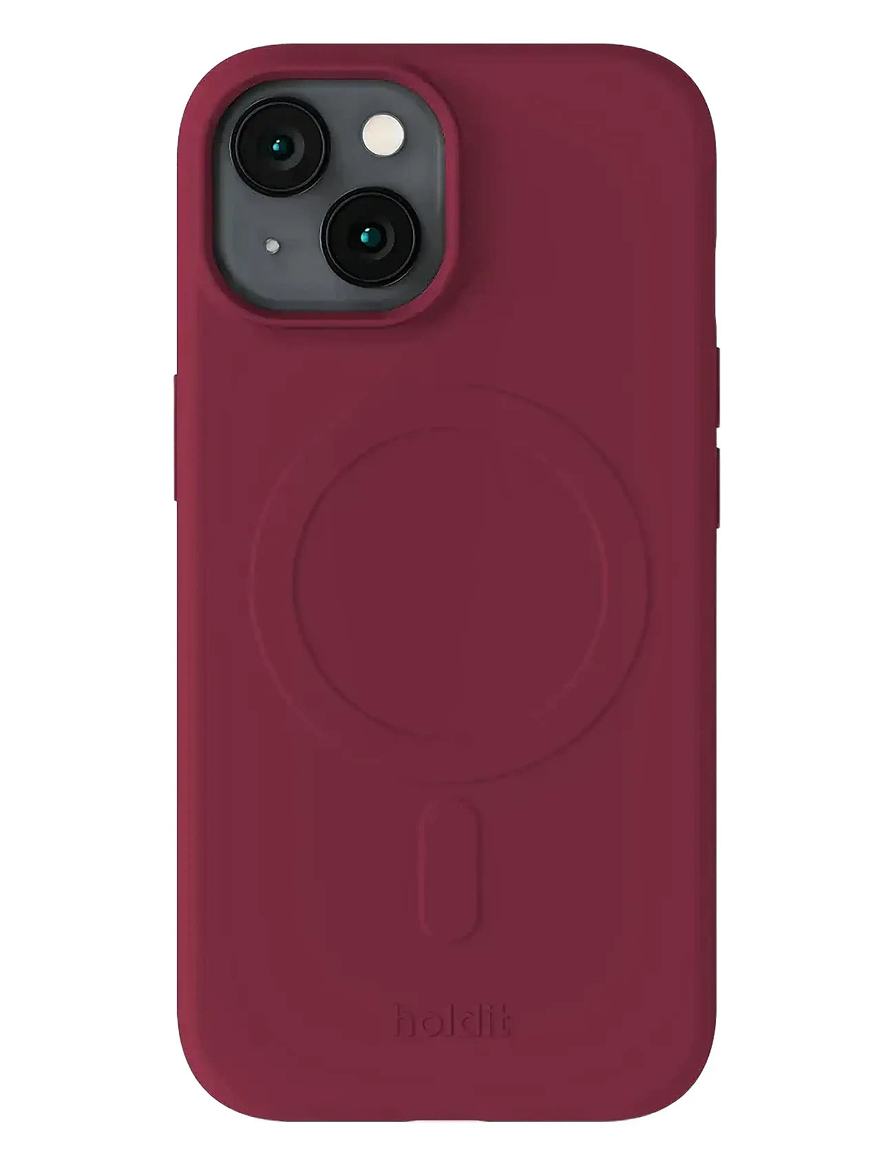 HOLDIT Soft Magsafe Case Rot Samt Rot - IPHONE 16E//15-14-13 - Damen