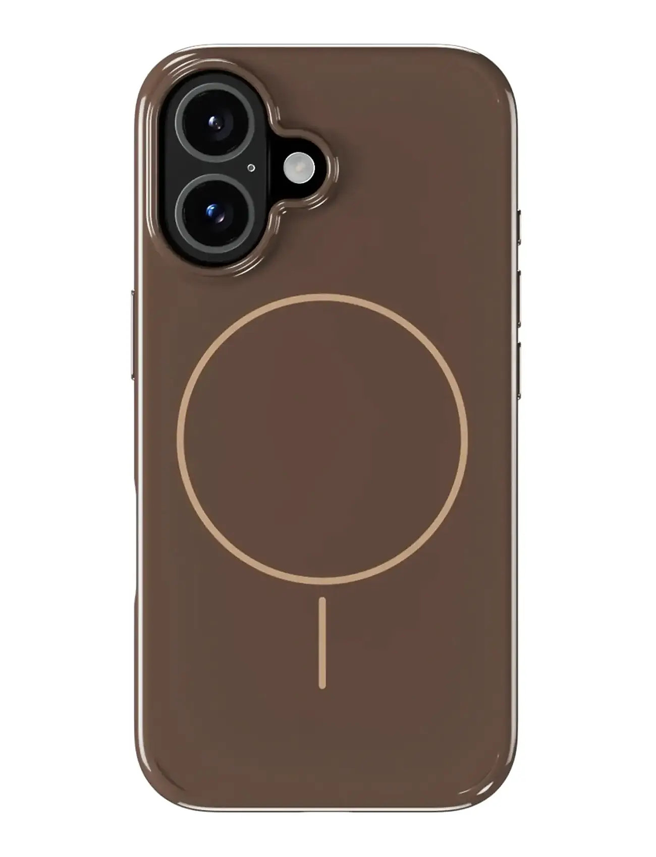 Holdit Mono Case Magsafe Iphone 16, IPHONE 16, Brown, Mobile Accessories > Phone Cases, Børn