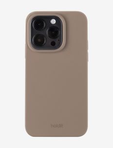 Silicone Case iPhone 14 Pro - mobilā telefona aksesuāri - mocha brown