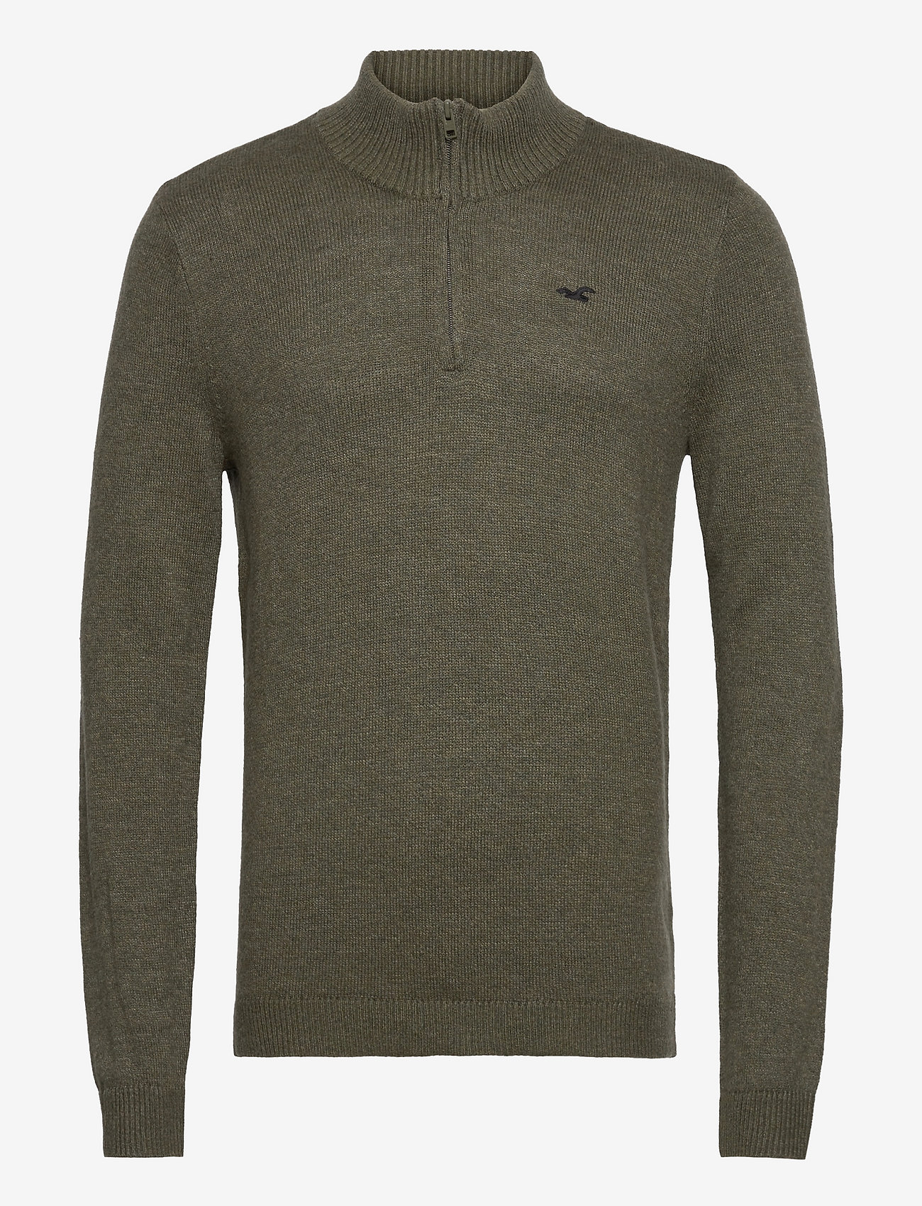 hollister green jumper