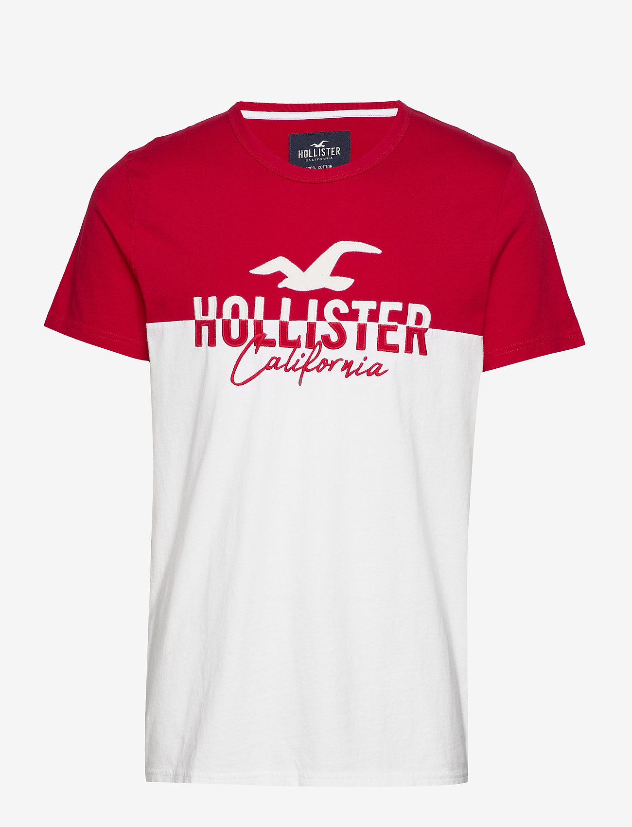 hollister red t shirt
