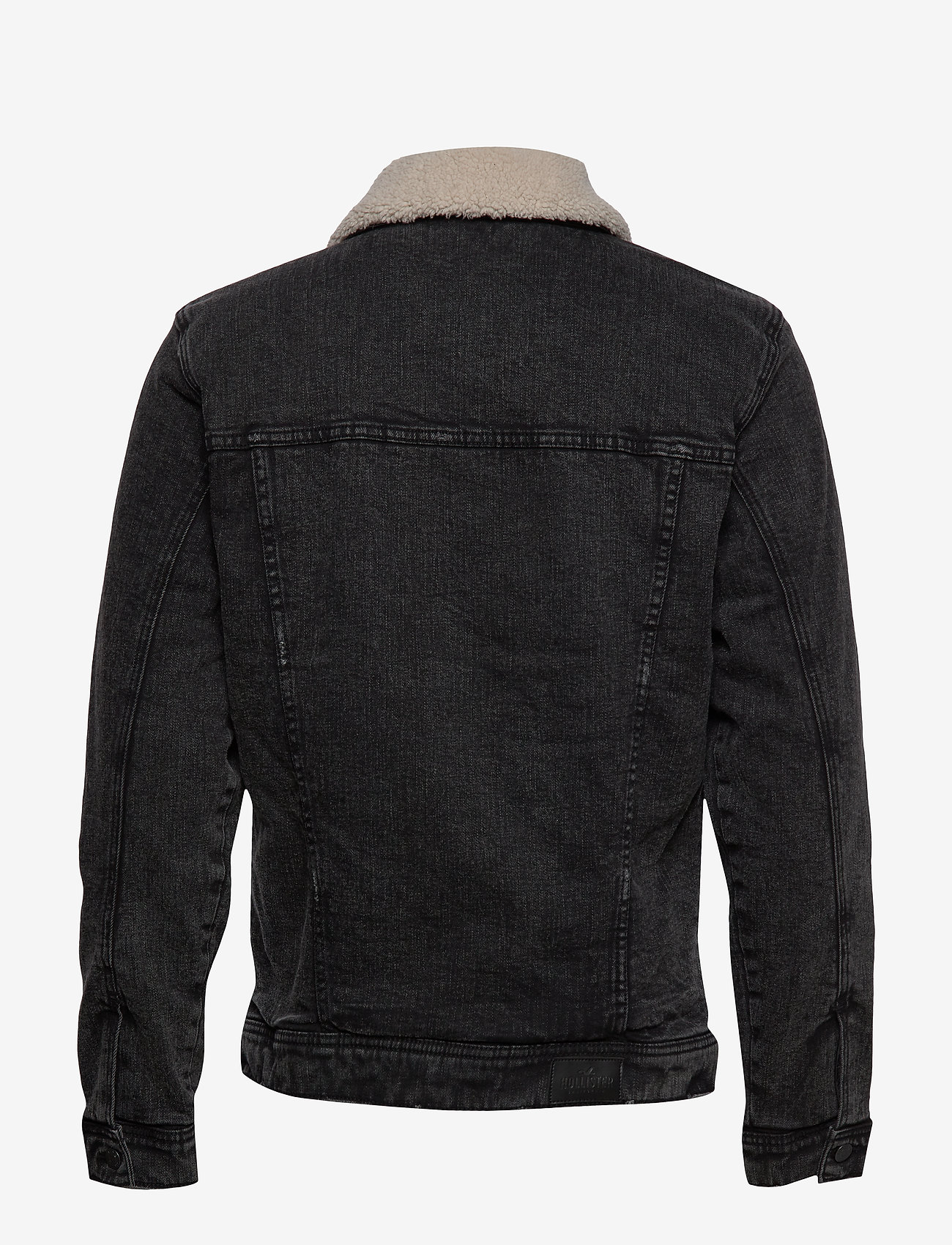 hollister black denim jacket