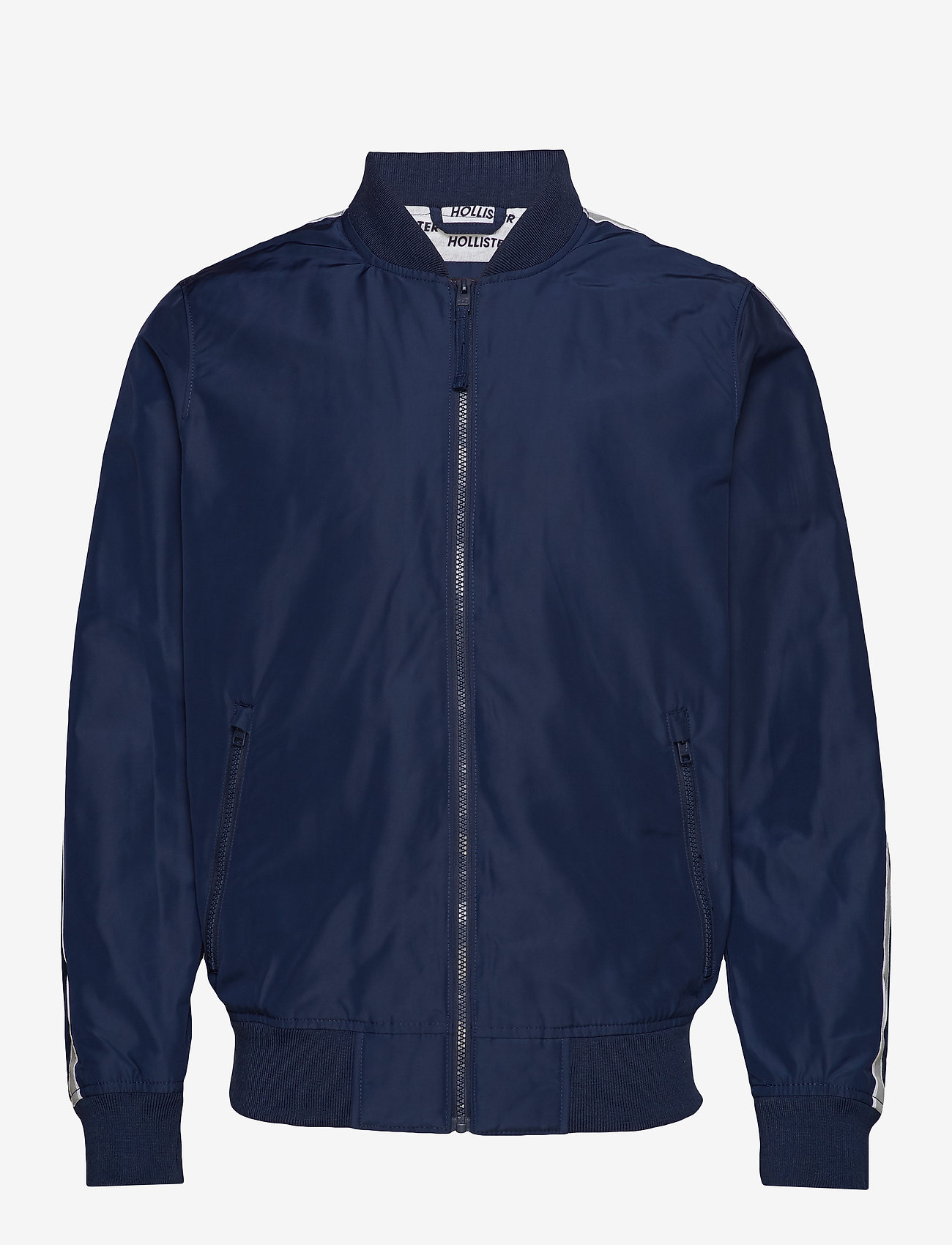 navy hollister jacket