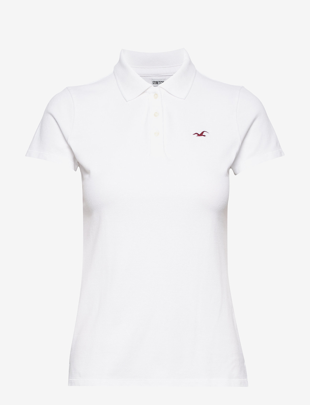 hollister white polo