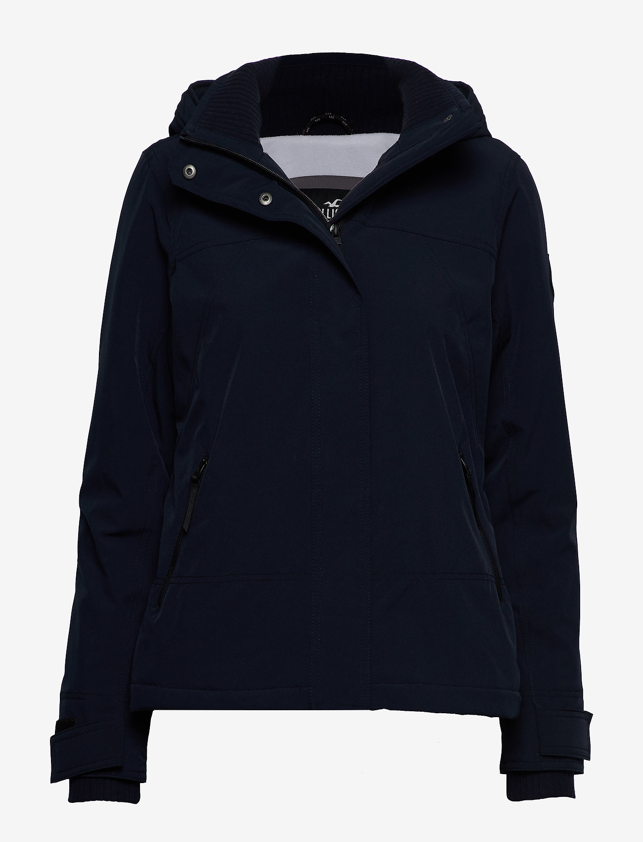 navy hollister jacket