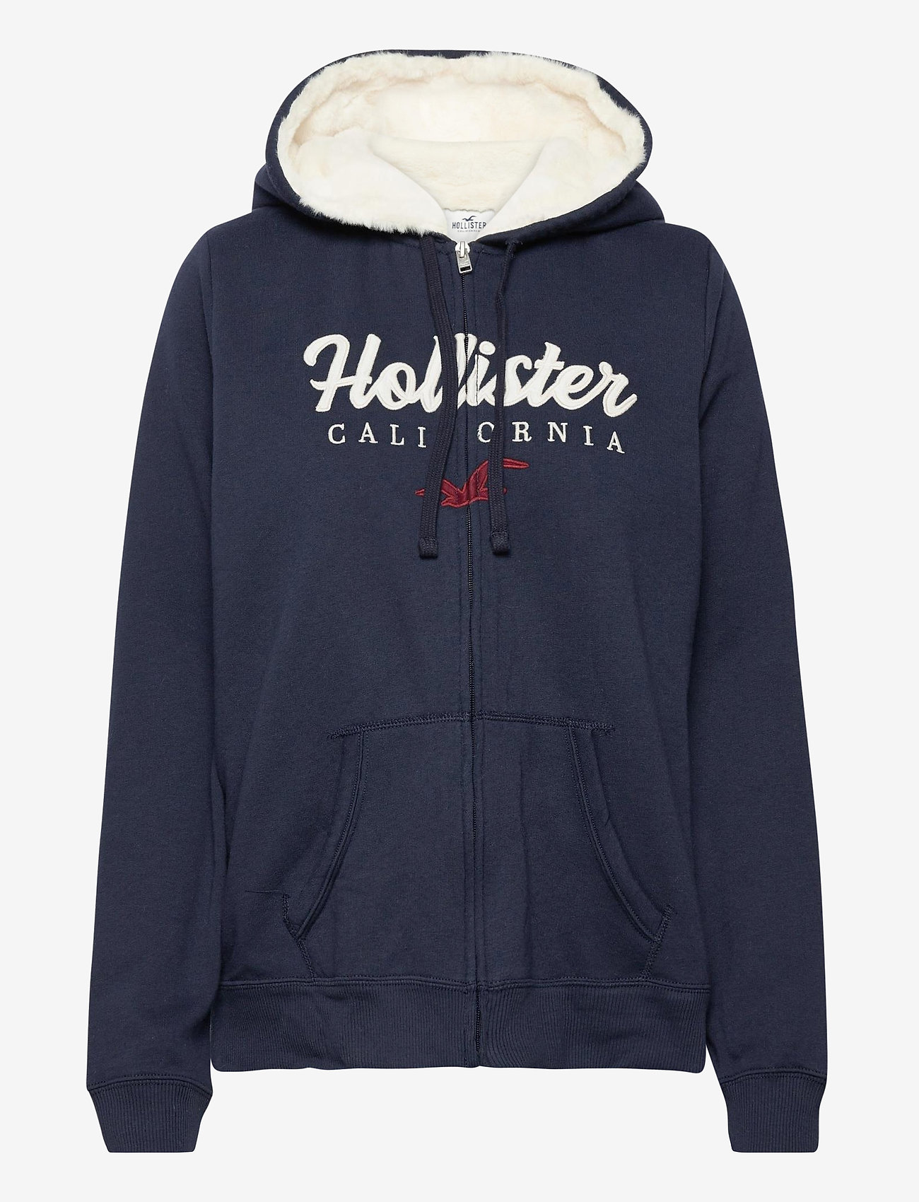 hollister sherpa hoodie