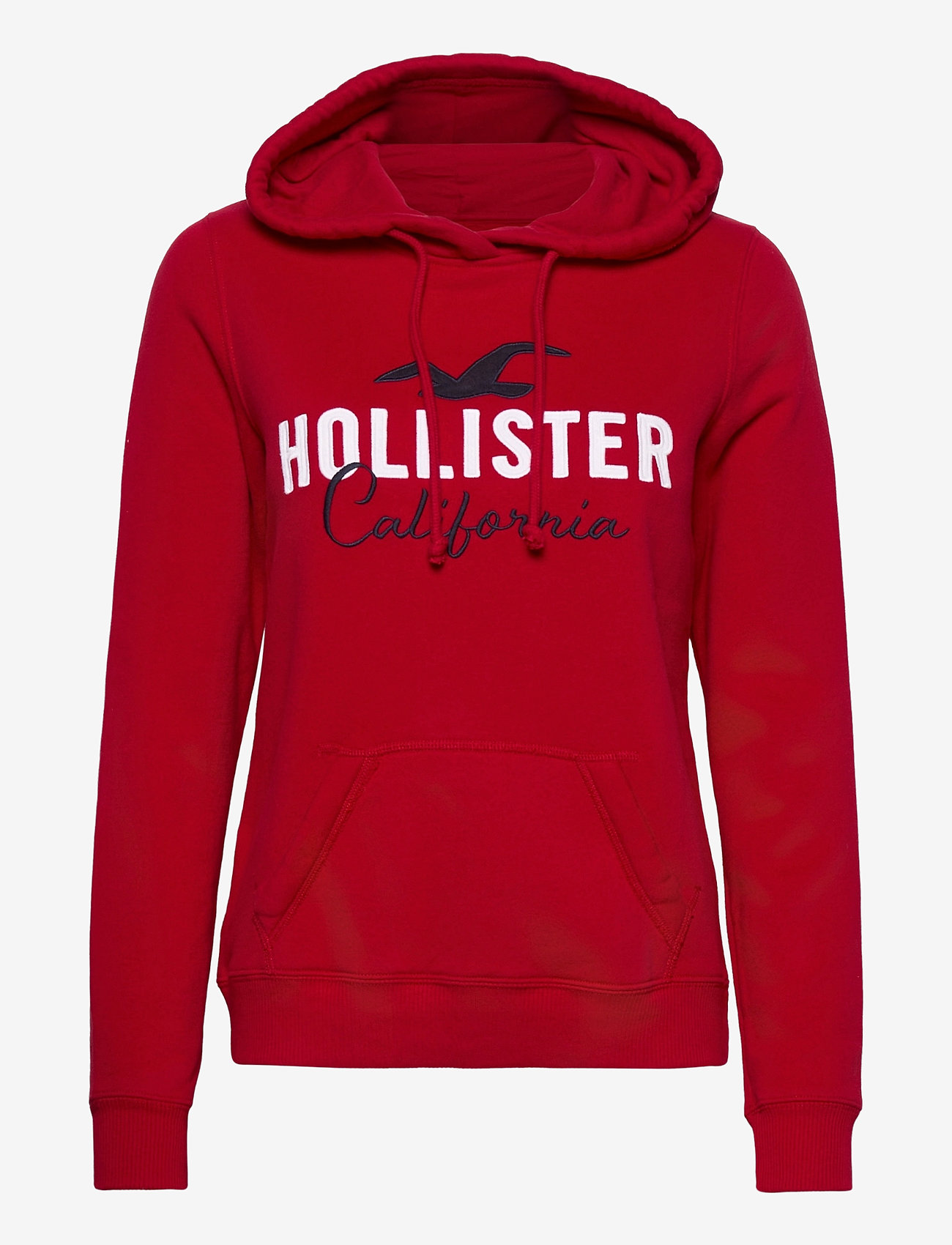 red hollister hoodie