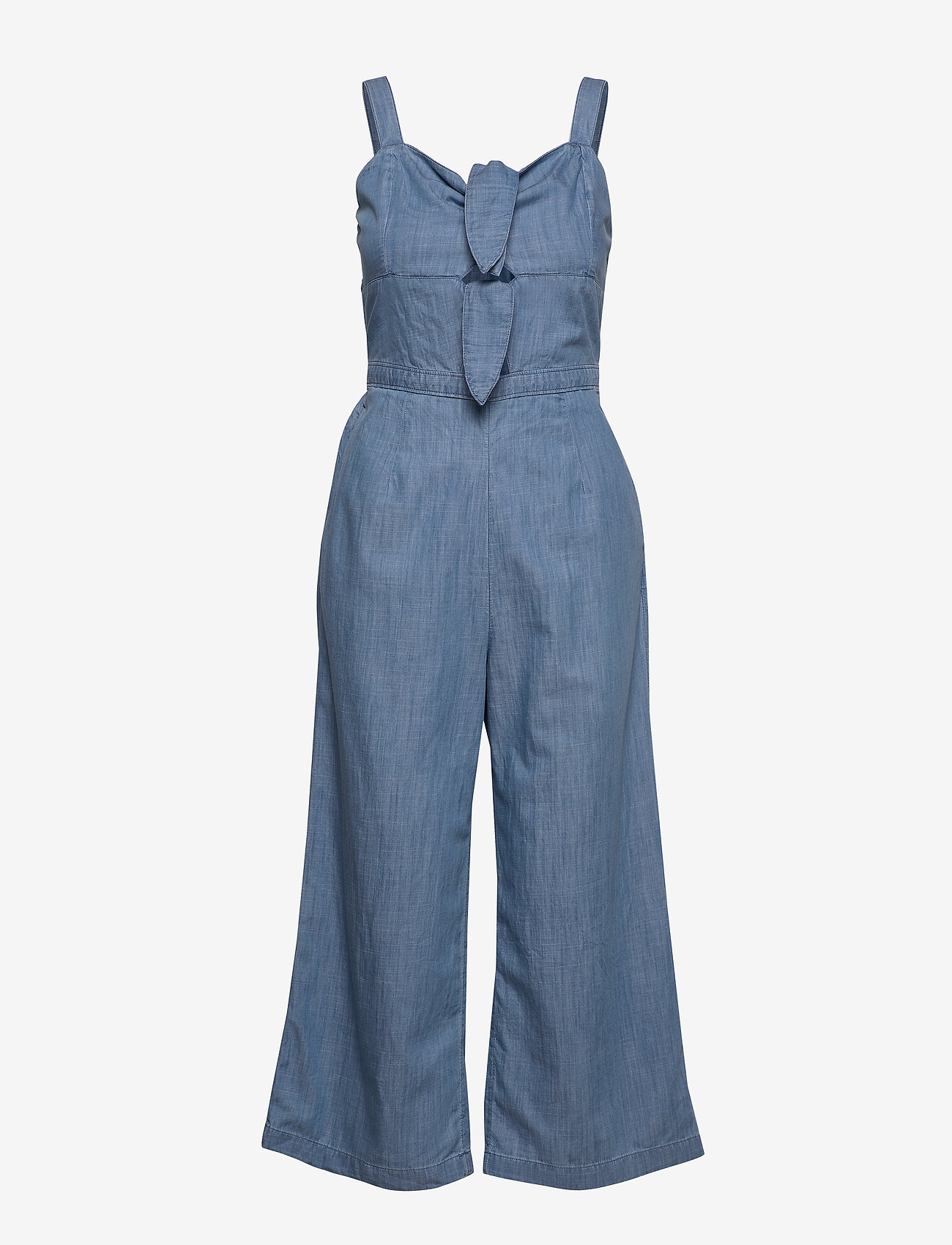 hollister denim jumpsuit