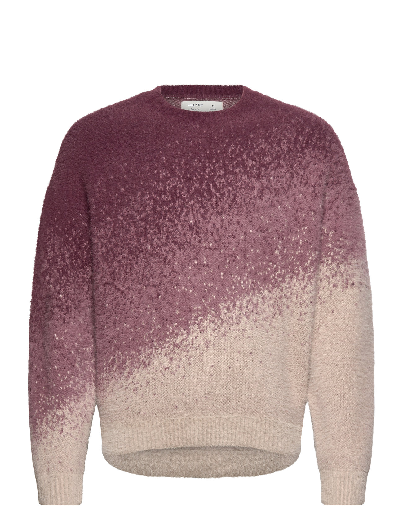 HOLLISTER Fuzzy Crew Burgundy - XXL - Herren