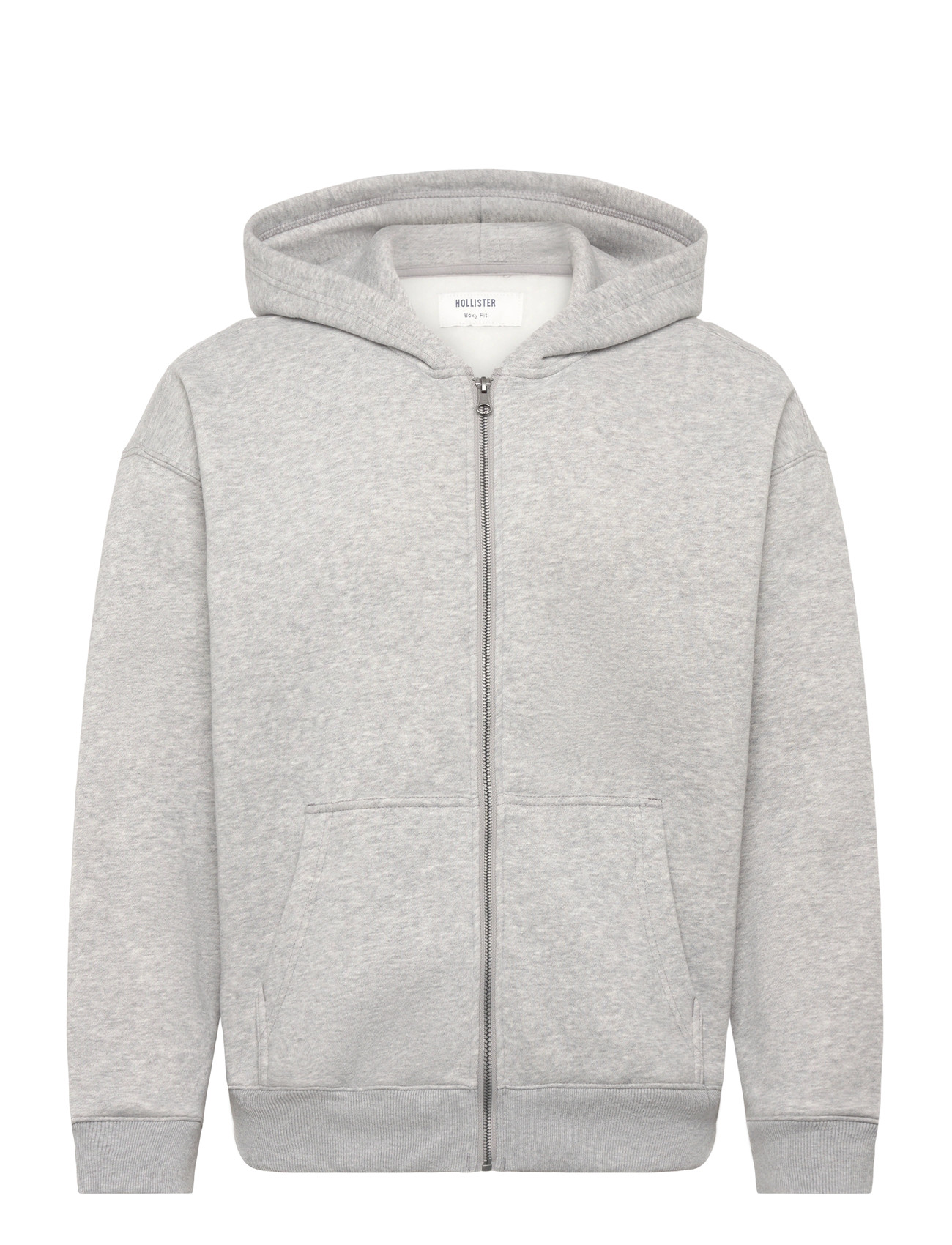HOLLISTER Boxy Fullzip Grau - XL - Herren