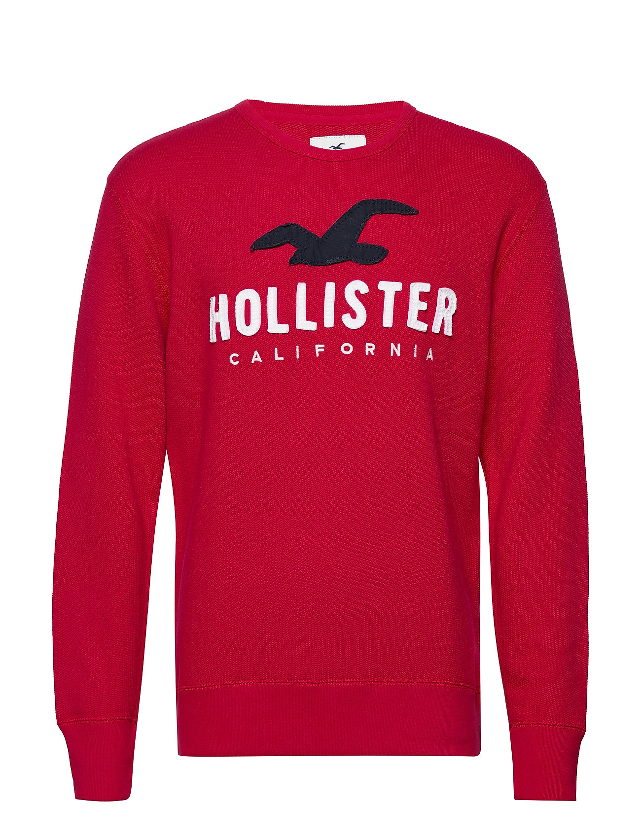 red hollister sweatshirt