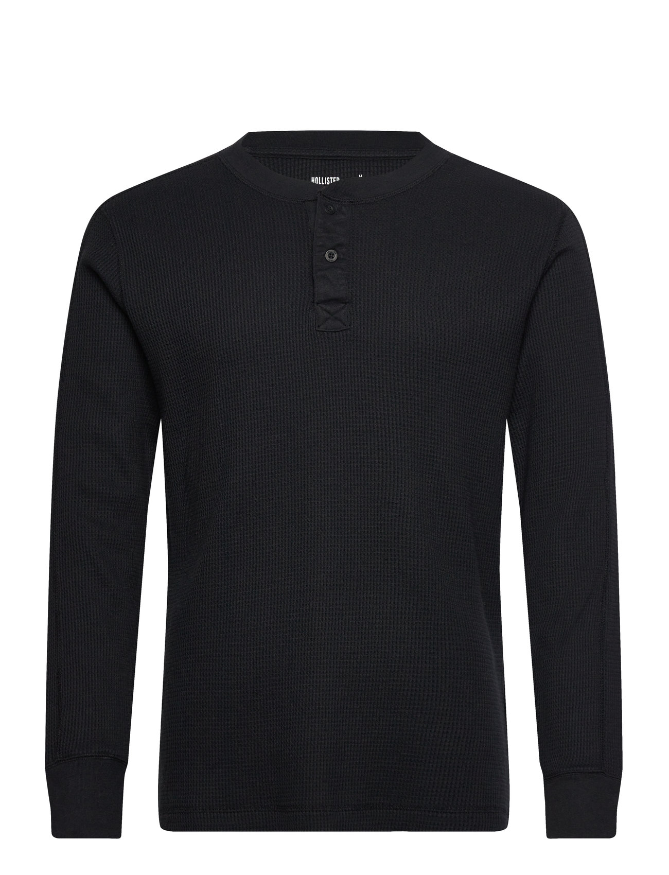 HOLLISTER Thermal Henley Schwarz - XXL - Herren