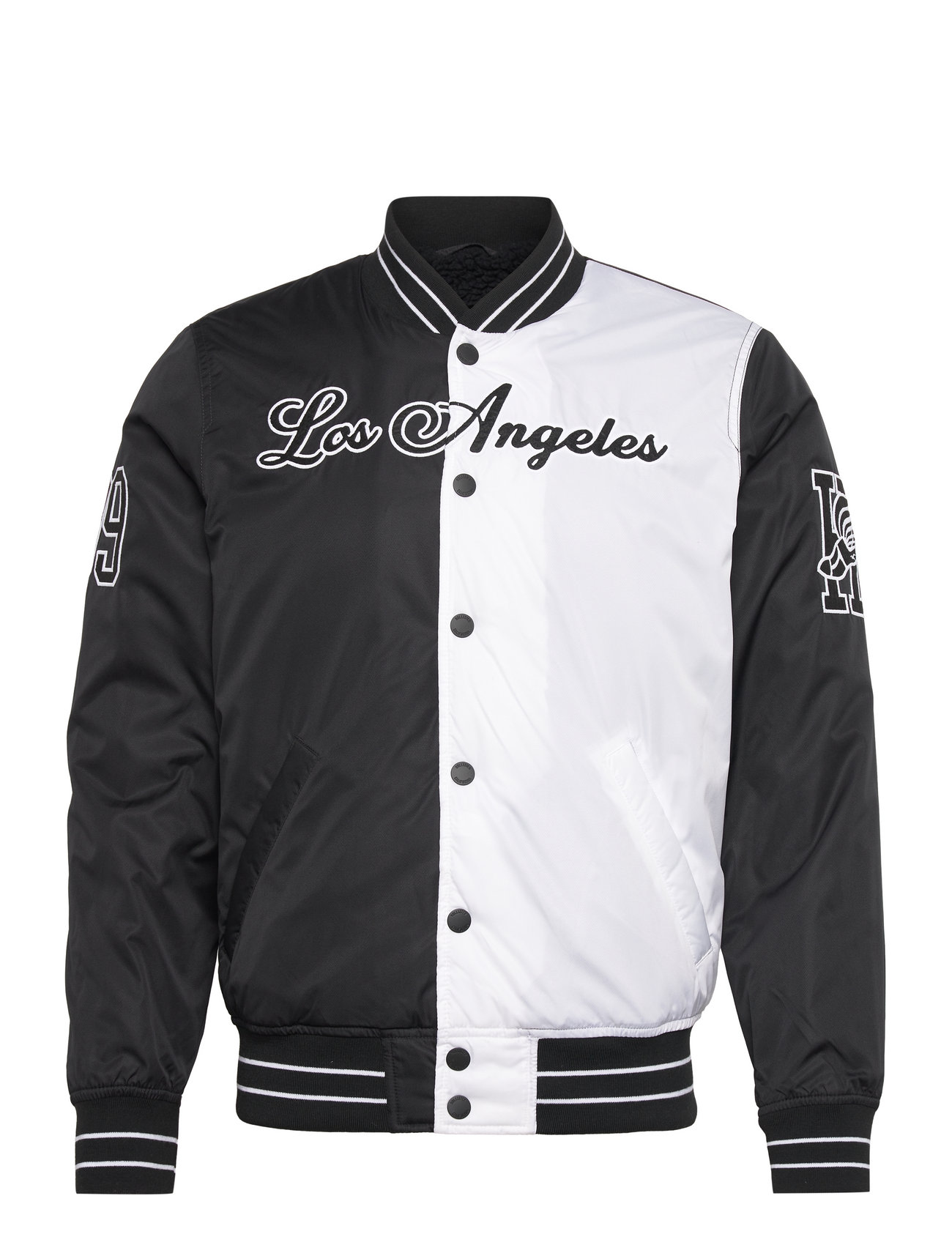 COZY VARSITY BOMBER