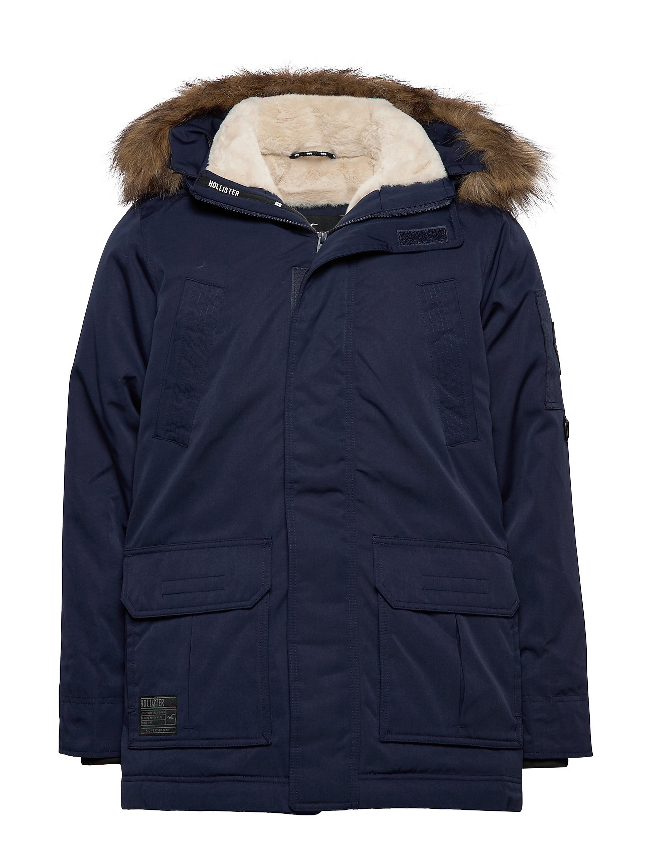 hollister blue coat