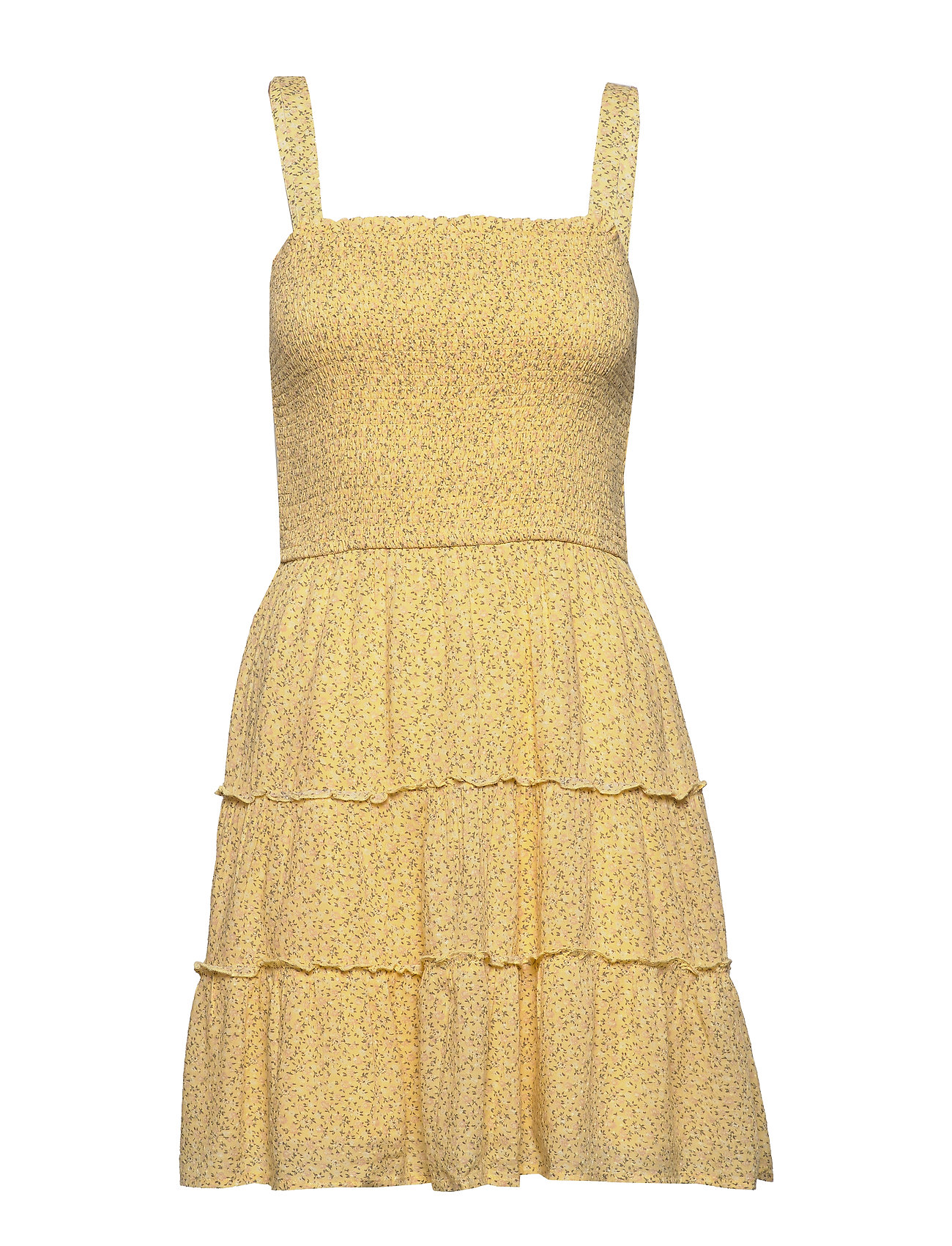 yellow hollister dress