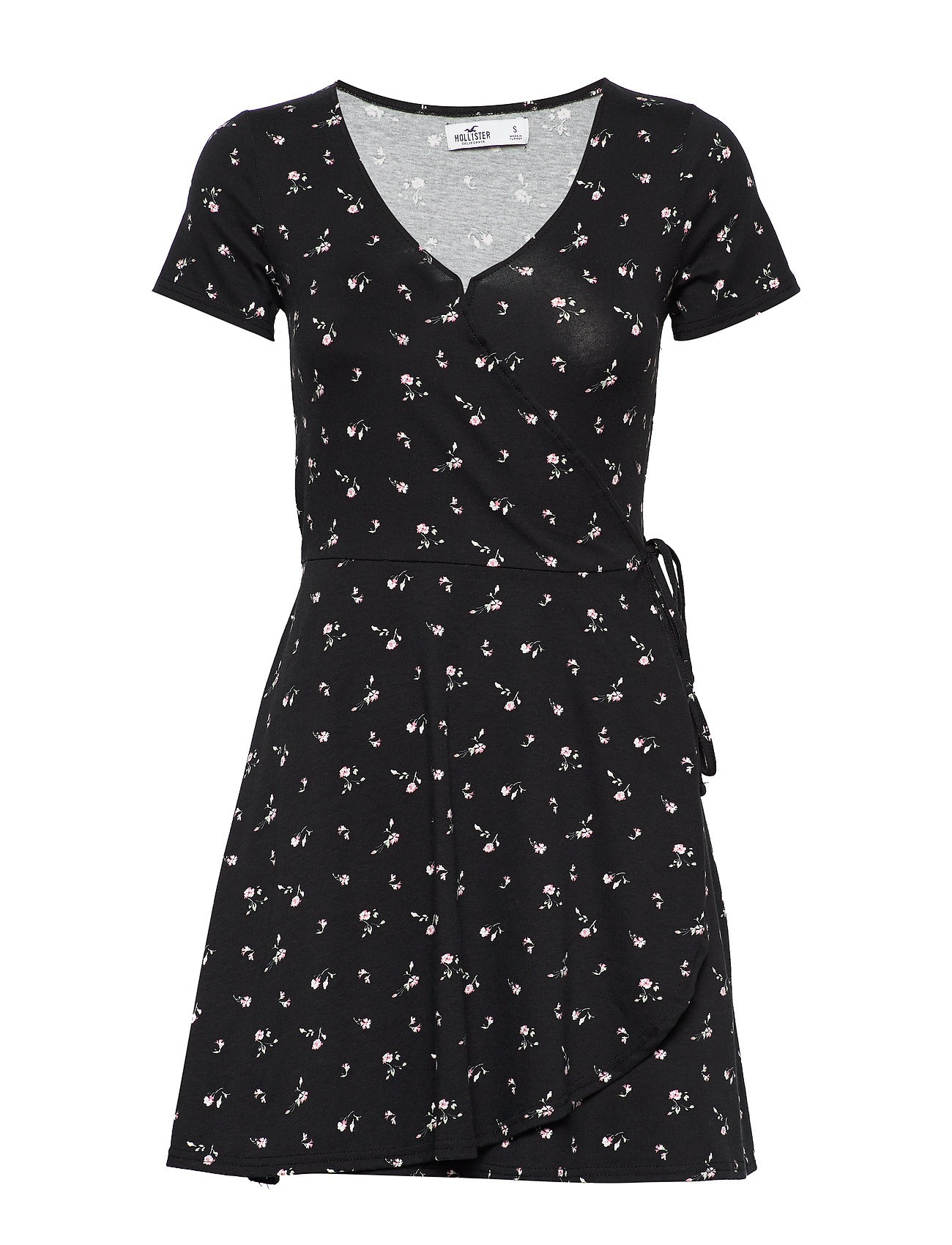 hollister knit wrap dress