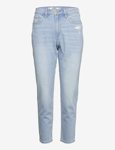 HCo. GIRLS JEANS - slim jeans - curvy high rise vertical indigo patch mom jean