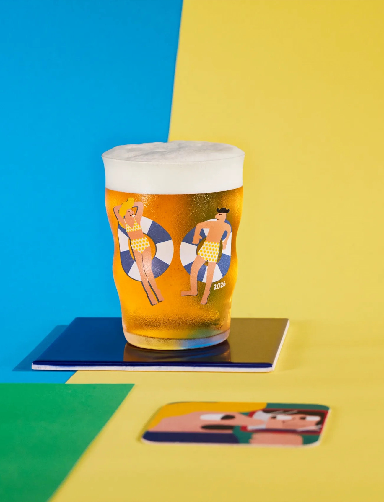 Holmegaard Mikkeller Pint Ølglas 2026 40 Cl Klar M. Deko, 12 cm, Nude, Glas > Ølglas, Unisex