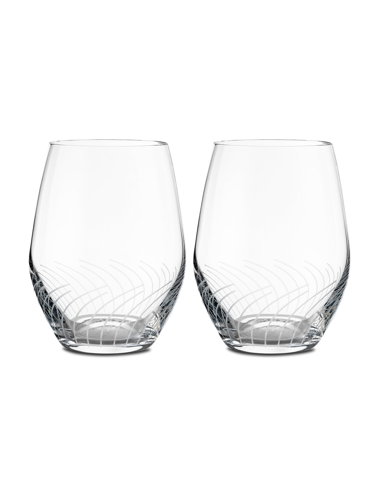 Cabernet Lines Vandglas 25 Cl 2 Stk. Home Tableware Glass Drinking Glass Nude Holmegaard