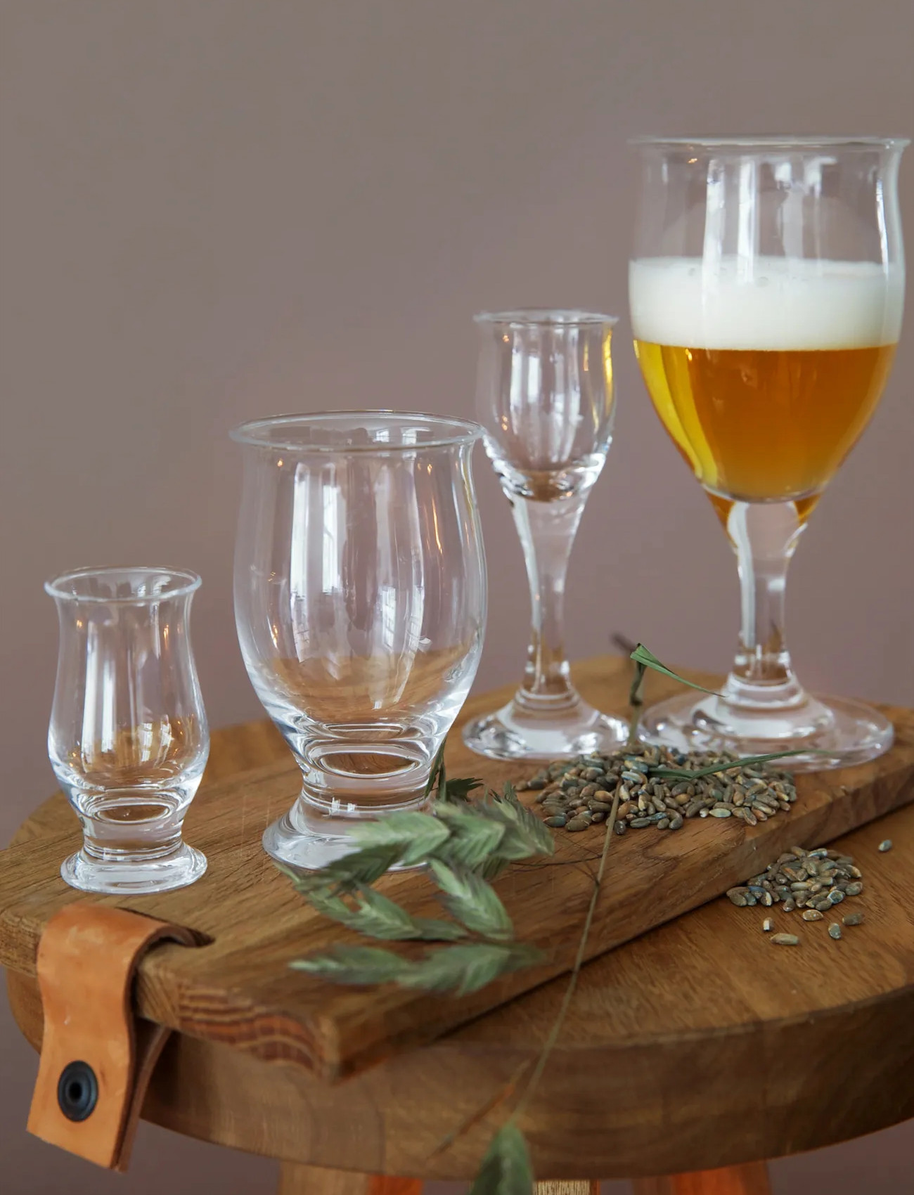 Holmegaard Idéelle Ølglas 25 Cl Klar, 25 CL, White, Glas > Ølglas, Unisex