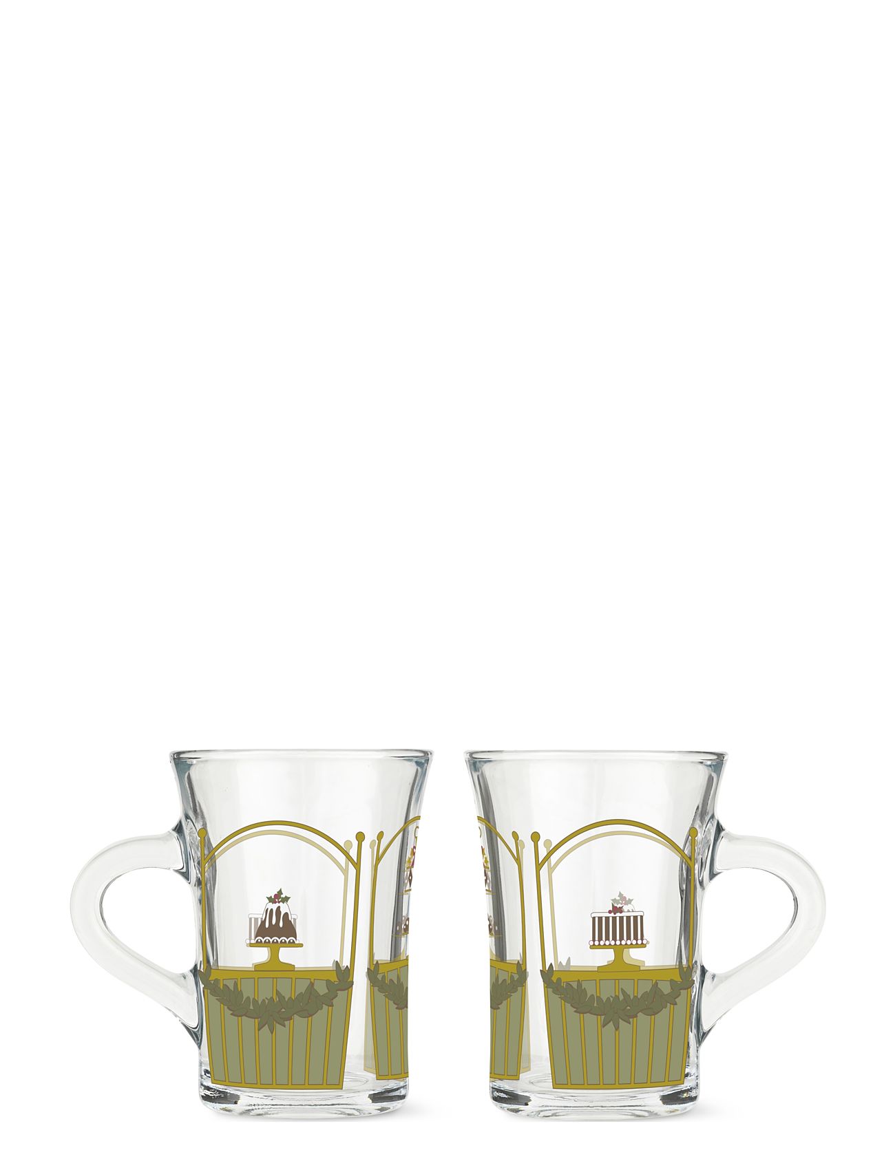 Holmegaard Christmas Jule Hotdrink 2023 Multi 2 Stk. Home Tableware Cups & Mugs Tea Cups Multi/patterned Holmegaard