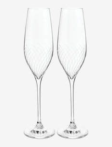 Cabernet Lines Champagne Glass 29 cl 2 pcs. - champagne glasses - clear